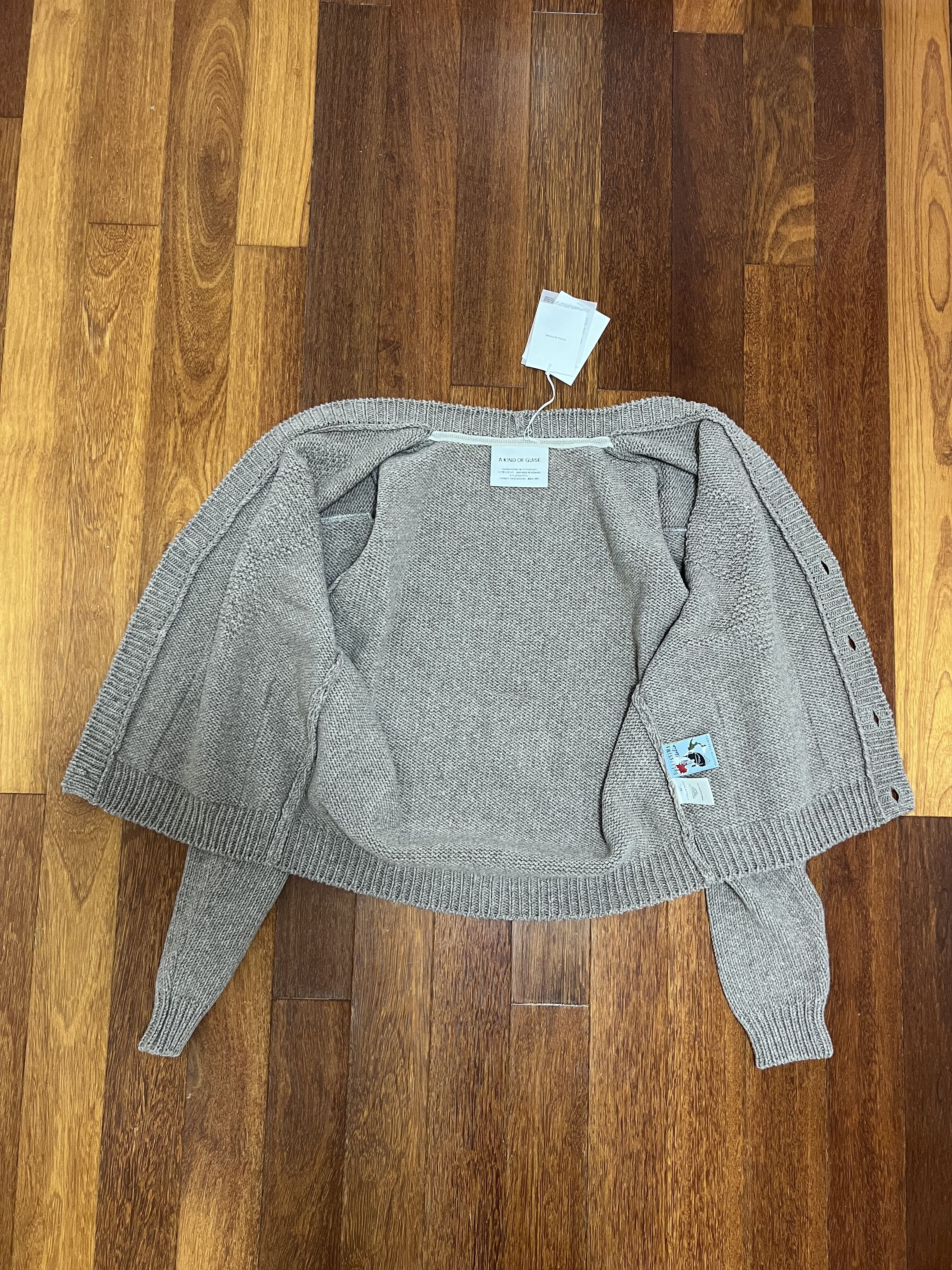 A Kind Of Guise 💚 A Kind of Guise Noi Knit Cardigan Hazel Melange NEW Size US M / EU 48-50 / 2 - 10 Thumbnail