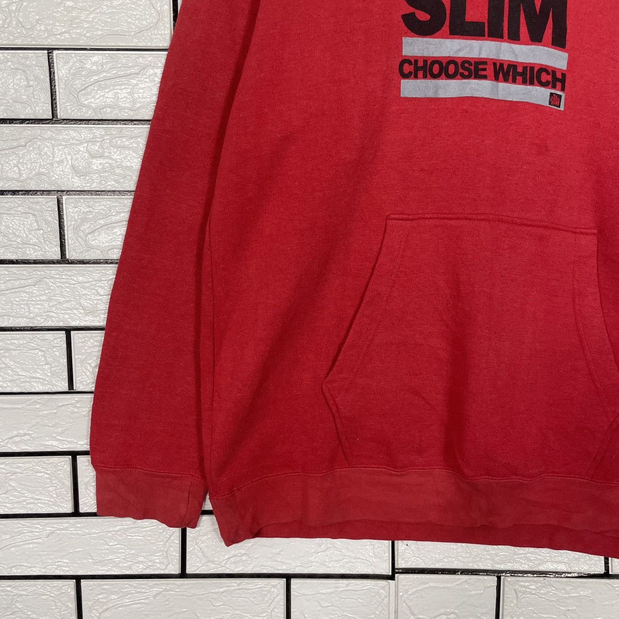 Japanese Brand Bullet Noise Fat Slim Red Hoodie Size US L / EU 52-54 / 3 - 3 Thumbnail