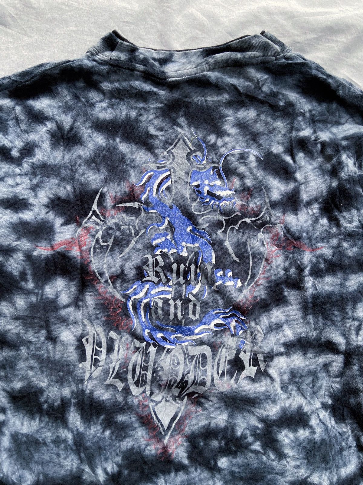 Japanese Brand RUIN AND PLUNDER DOUBLE LAYER TIE DYE LONG SLEEVE Size US S / EU 44-46 / 1 - 12 Thumbnail