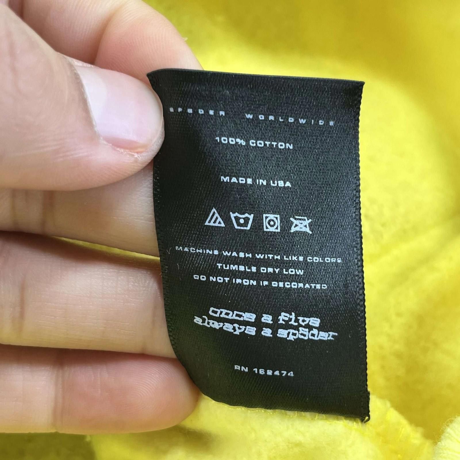 Sp5der Sp5der 5Star Hoodie Yellow XL Used Size US XL / EU 56 / 4 - 5 Thumbnail