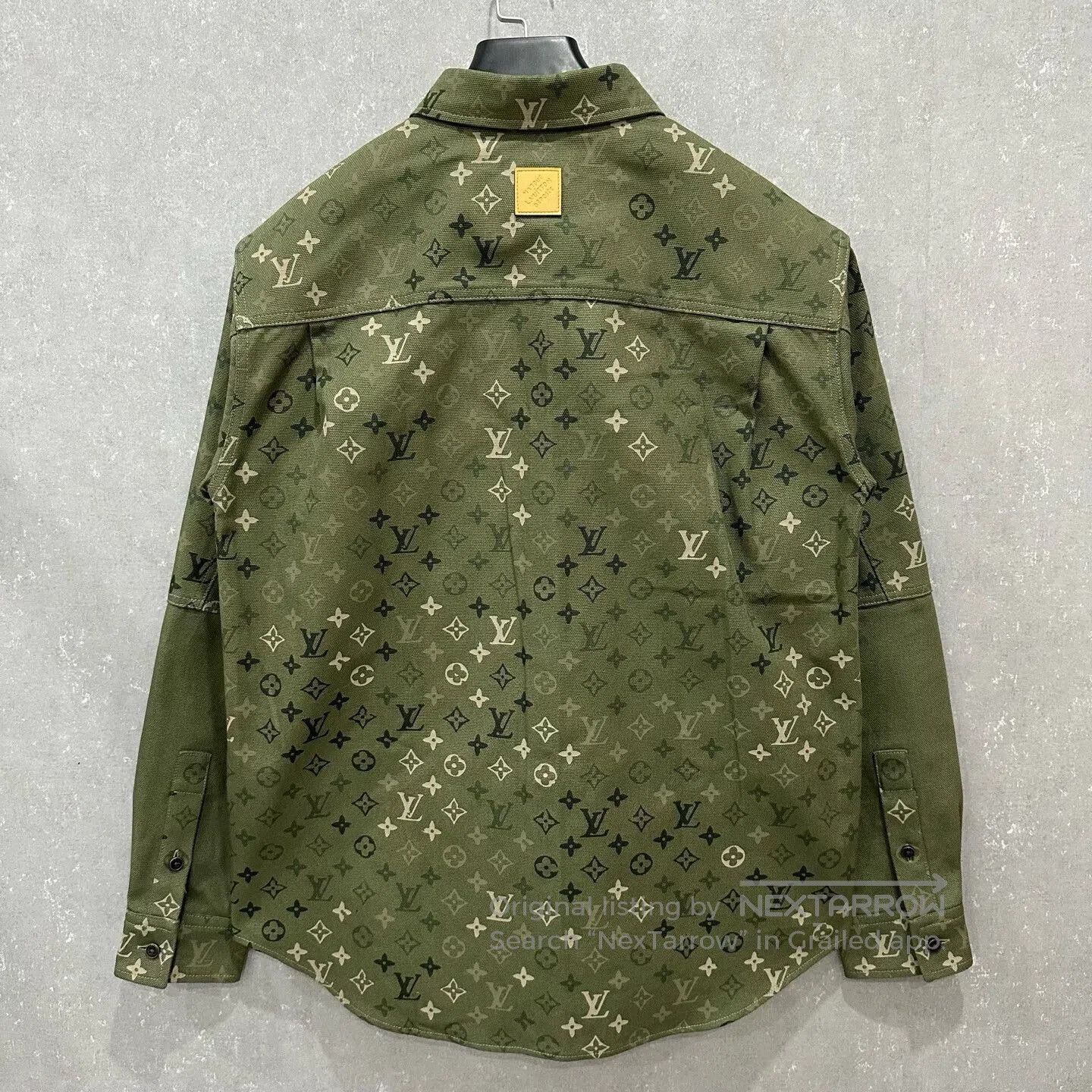 Louis Vuitton louis vuitton logo gradient shirt in green. Size US XL / EU 56 / 4 - 2 Thumbnail