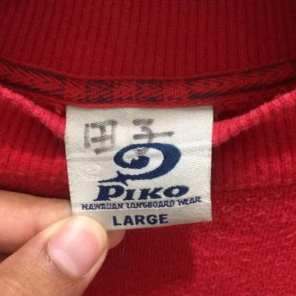 Vintage Vintage PIKO Hawaiian Longboard Sweatshirt Size Large Size US L / EU 52-54 / 3 - 3 Thumbnail