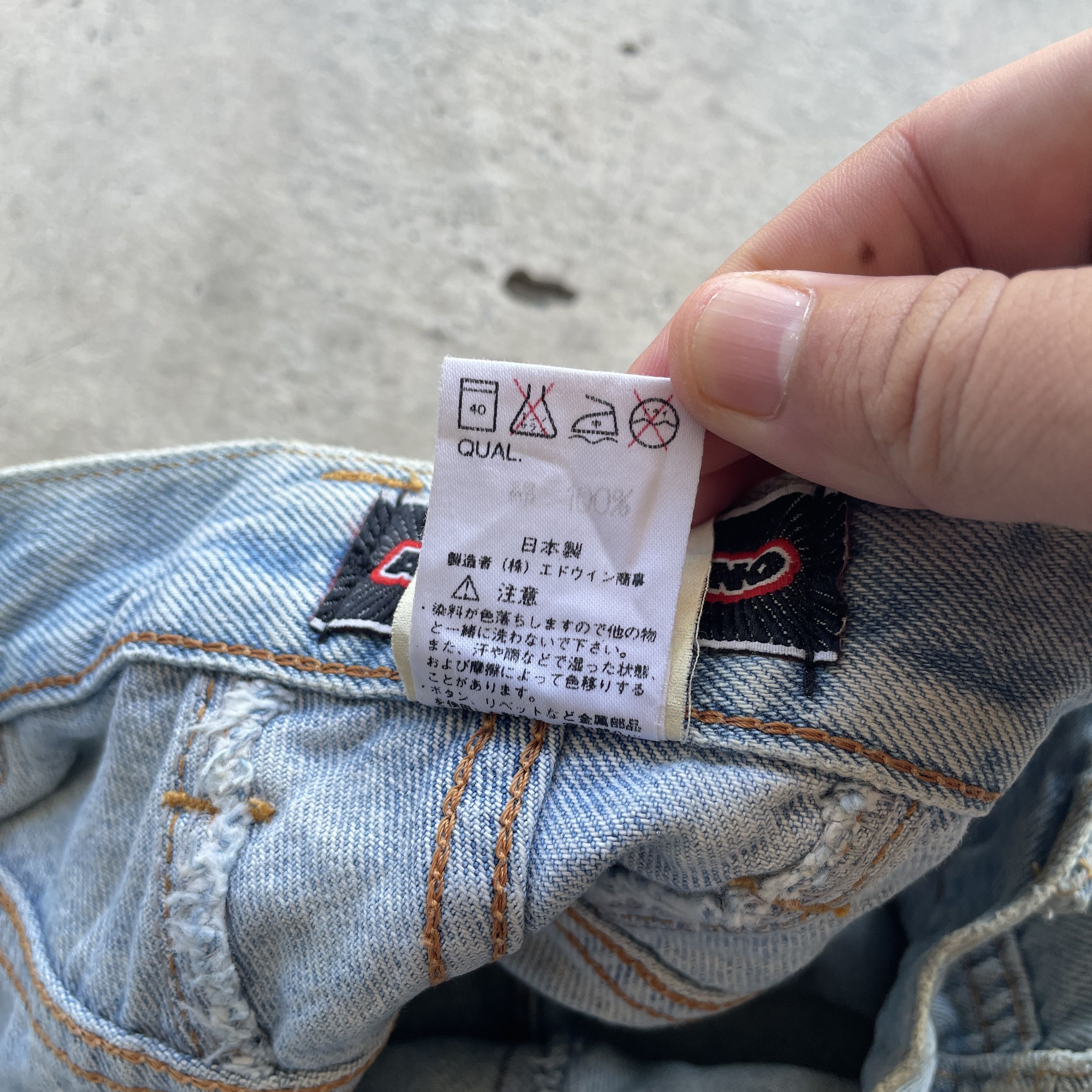 Jean × Vintage Vintage Americano Rusty/Dirty Denim Pants Baggy Jeans Size US 35 - 11 Thumbnail