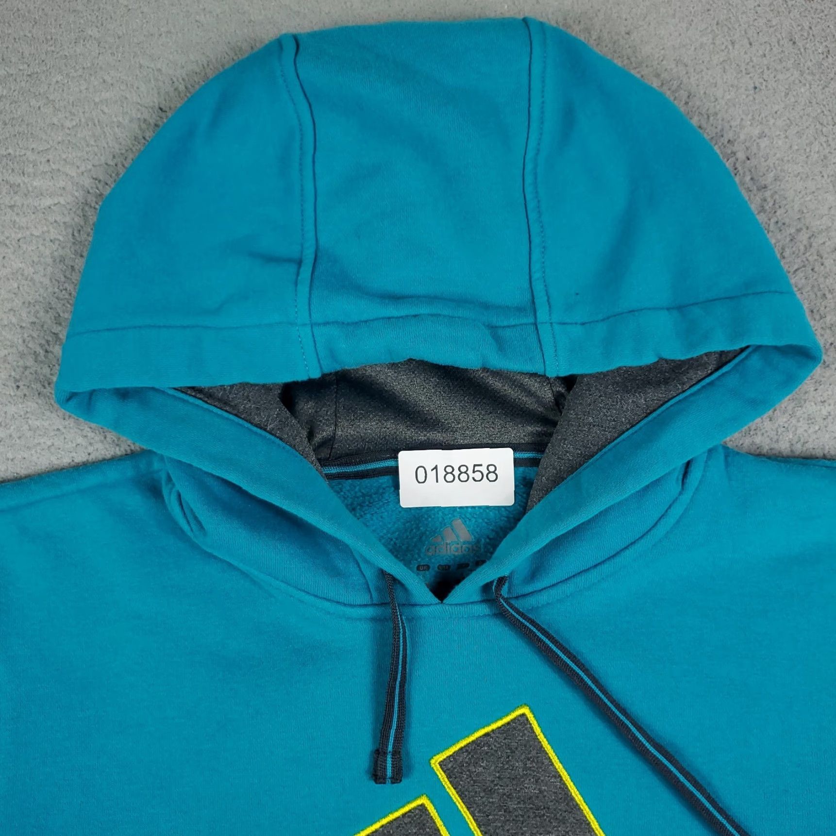 Adidas Adidas Hoodie Mens Small Blue Logo Casual Pullover Sweatshirt - Stained, Fleece, Long Sleeve, Adjustable Size US S / EU 44-46 / 1 - 2 Thumbnail