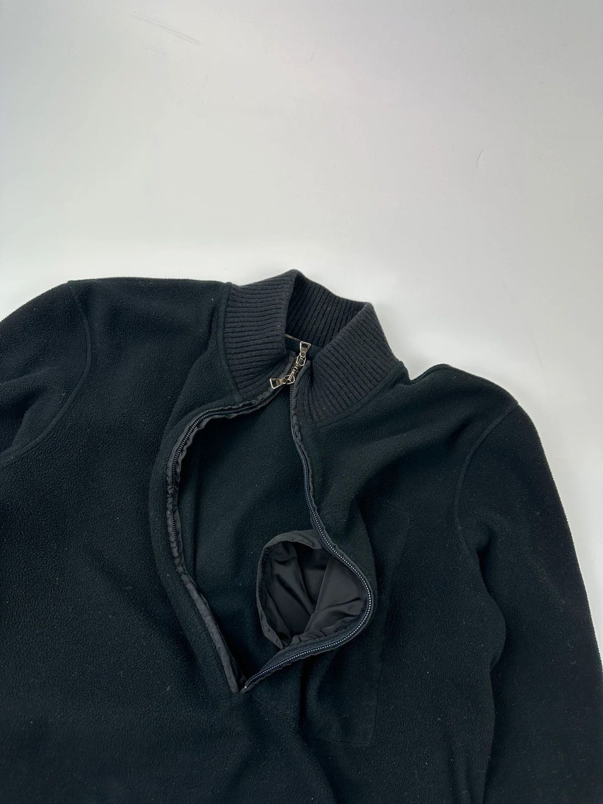 Prada Prada Sport FW01-05 Black Fleece Quarter Zip Pocket Size US M / EU 48-50 / 2 - 4 Thumbnail