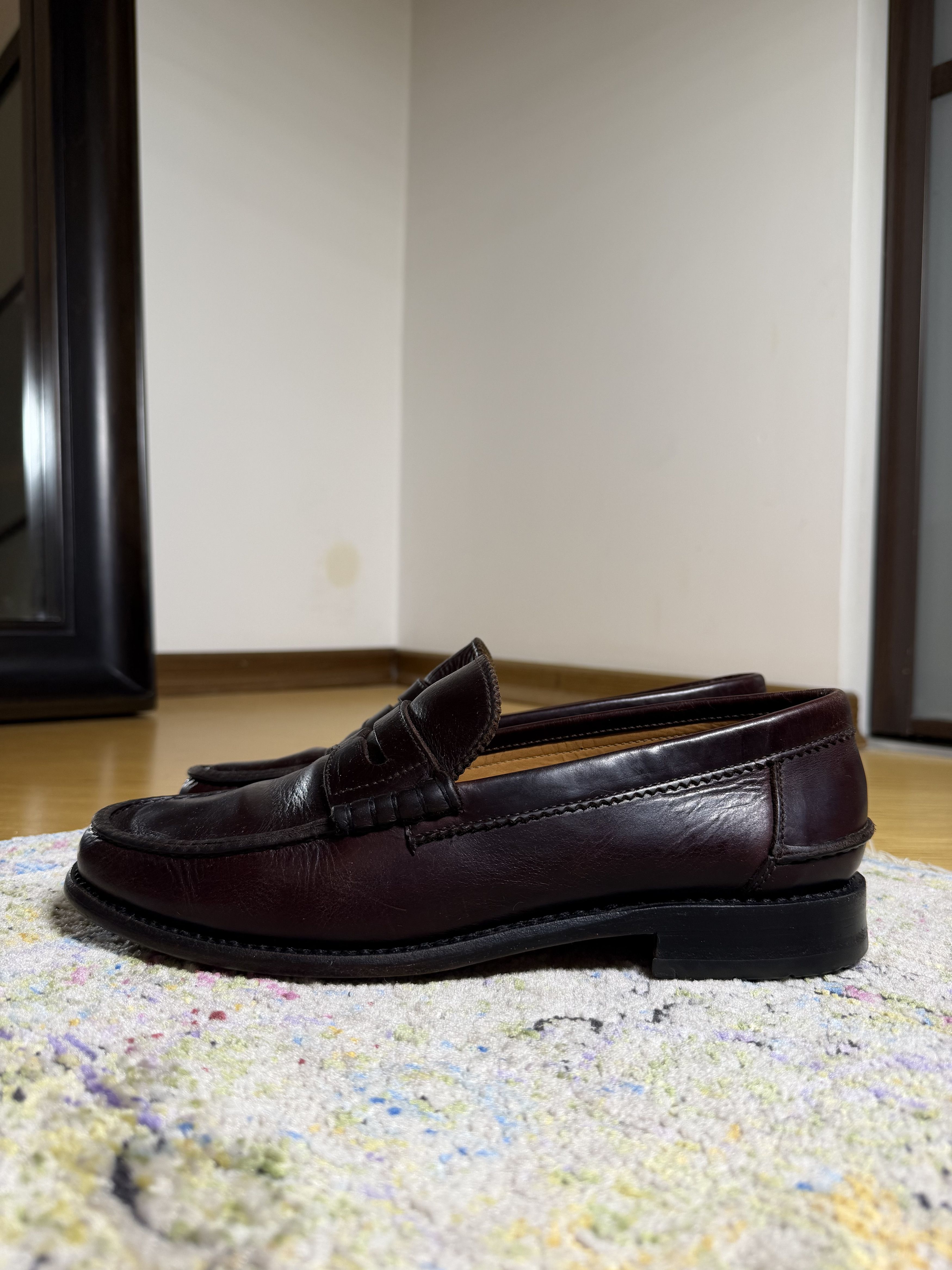 Floris van Bommel Floris van Bommel Bordeaux Leather Loafers Passa 01.01 Size US 10.5 / EU 43-44 - 3 Thumbnail