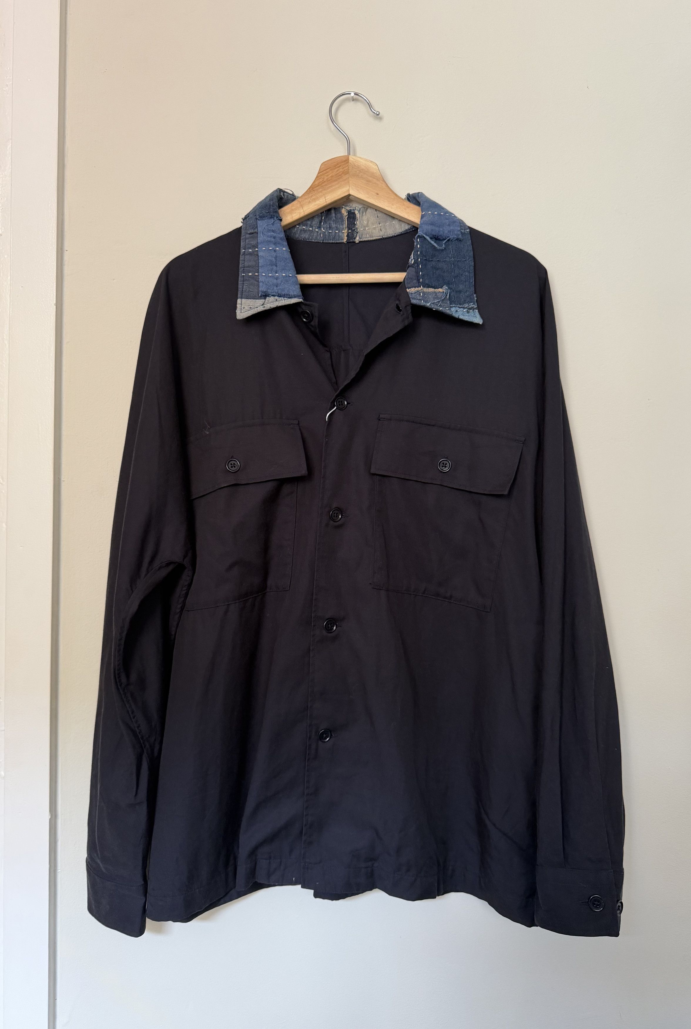 KUON Kuon Boro Collar Shirt Size US L / EU 52-54 / 3 - 1 Thumbnail