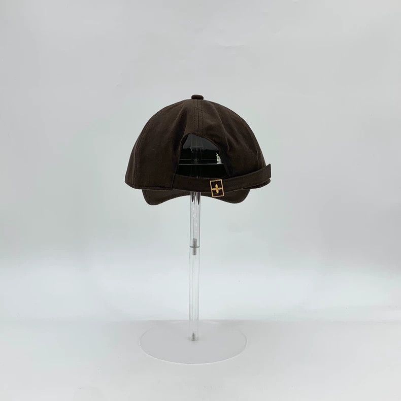 Louis Vuitton Louis Vuitton Dark brown logo embroidered cap baseball cap Size ONE SIZE - 4 Thumbnail