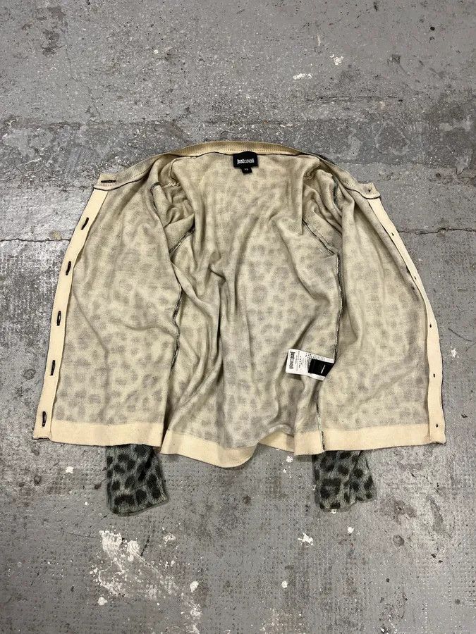 Just Cavalli AW2014 Cavalli Green Leopard Cardigan Size XS / US 0-2 / IT 36-38 - 11 Thumbnail