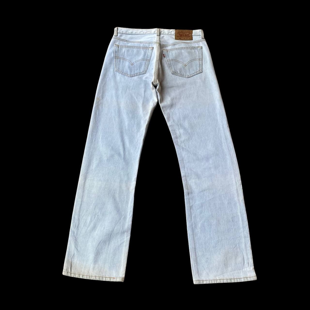 Levi's Vintage Clothing W30X30" VINTAGE 94 LEVIS 501 DISTRESSED LIGHTWASH DENIM Size US 30 / EU 46 - 9 Thumbnail