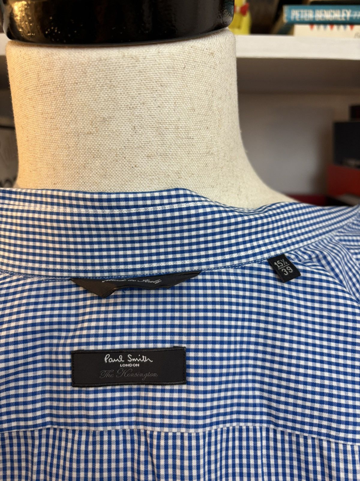 Paul Smith Paul smith Blue gingham dress shirt Size US S / EU 44-46 / 1 - 5 Thumbnail