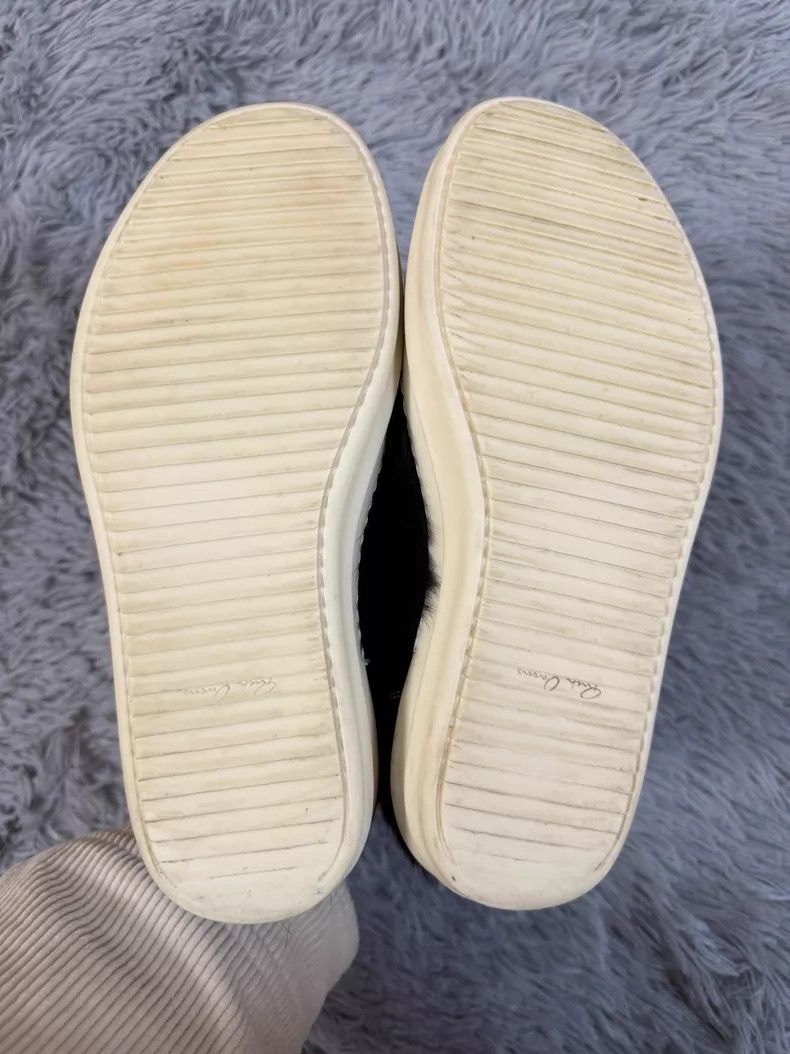 Rick Owens Rick Owens Mainline New Black and White Horse Hair Infring Size US 7 / EU 40 - 5 Thumbnail