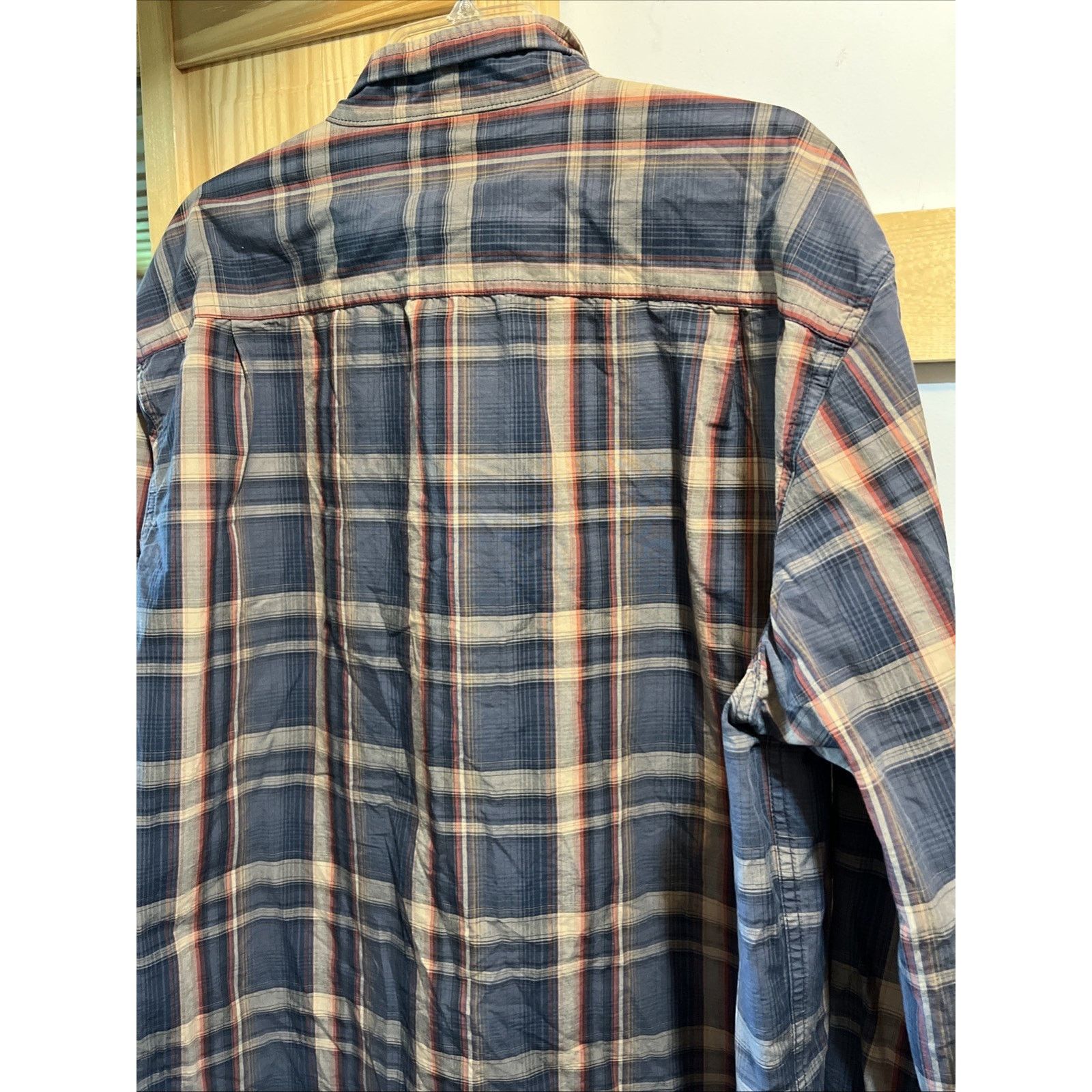 Carhartt Carhartt Shirt Men XXLT Blue Brown Plaid Outdoor Relaxed Fit Size US XXL / EU 58 / 5 - 11 Thumbnail