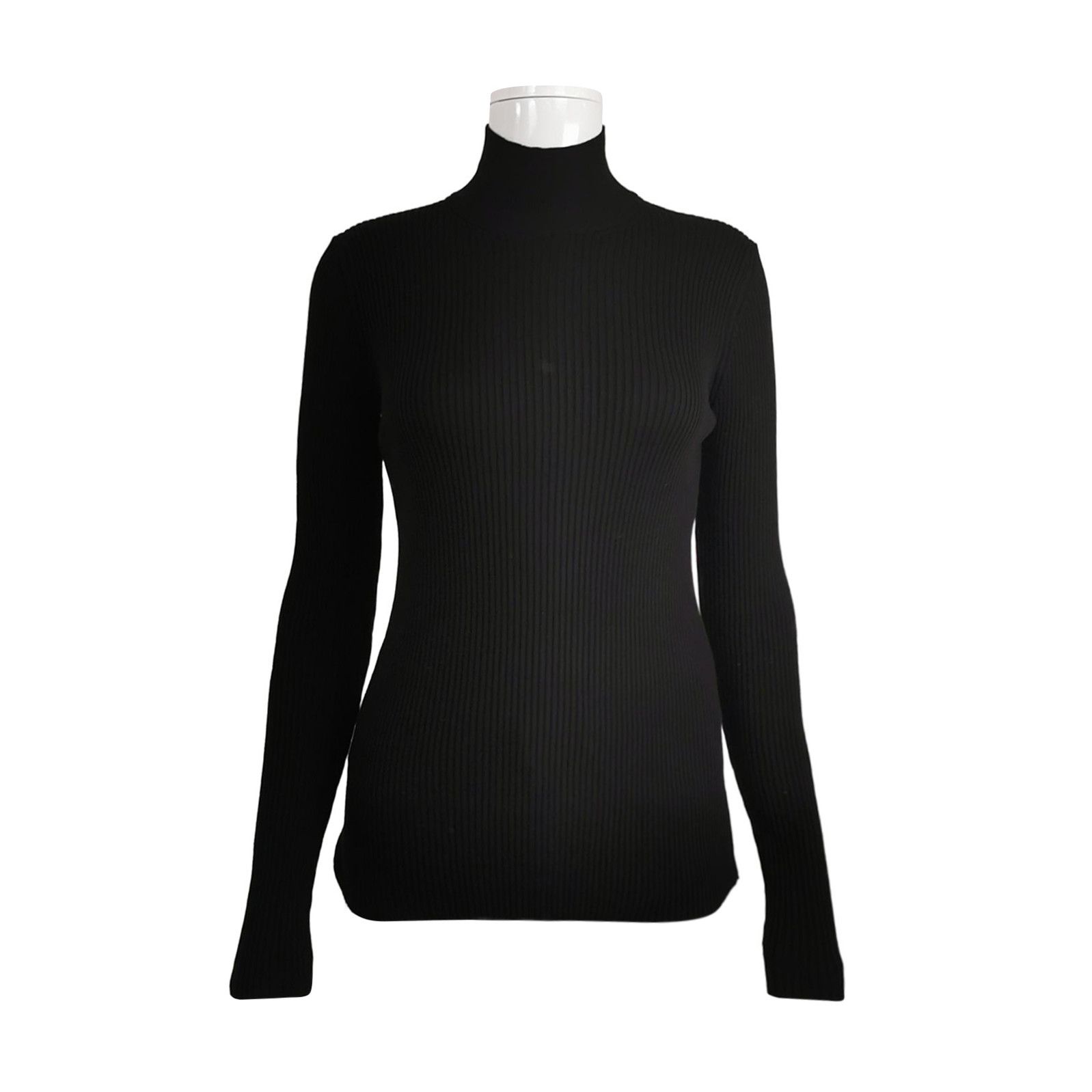 Prada Prada Classic Black High Neck Sweater 0089 Size XS / US 0-2 / IT 36-38 - 1 Thumbnail