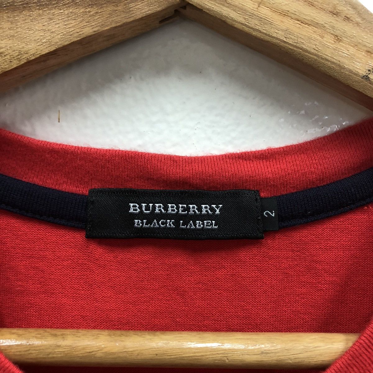 Burberry Black Label Spellout Embroidery Logo Shirt Japan