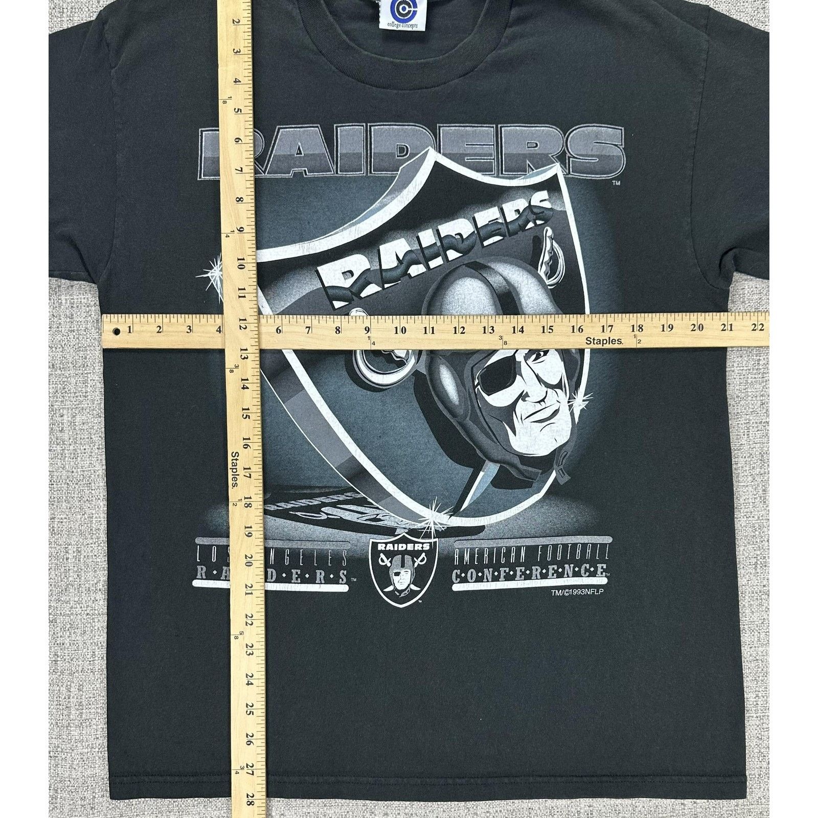 Other Los Angeles Raiders Shirt Sz L Black College Concepts 1993 Size US L / EU 52-54 / 3 - 2 Thumbnail