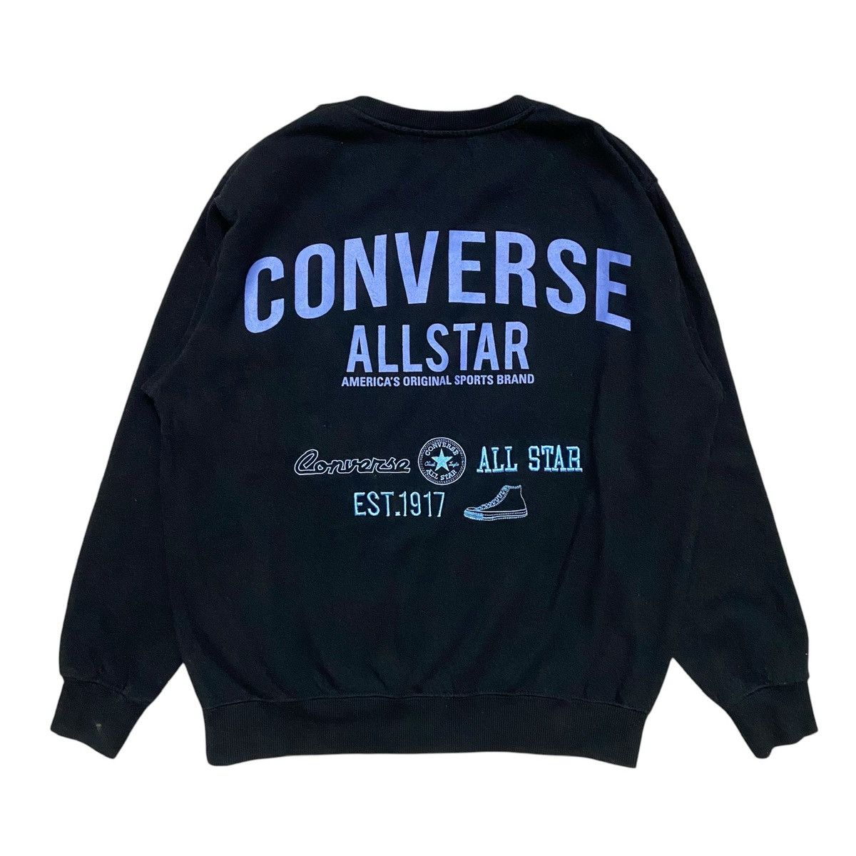 Converse Converse Backhit Big Logo Crewneck Size US M / EU 48-50 / 2 - 1 Thumbnail