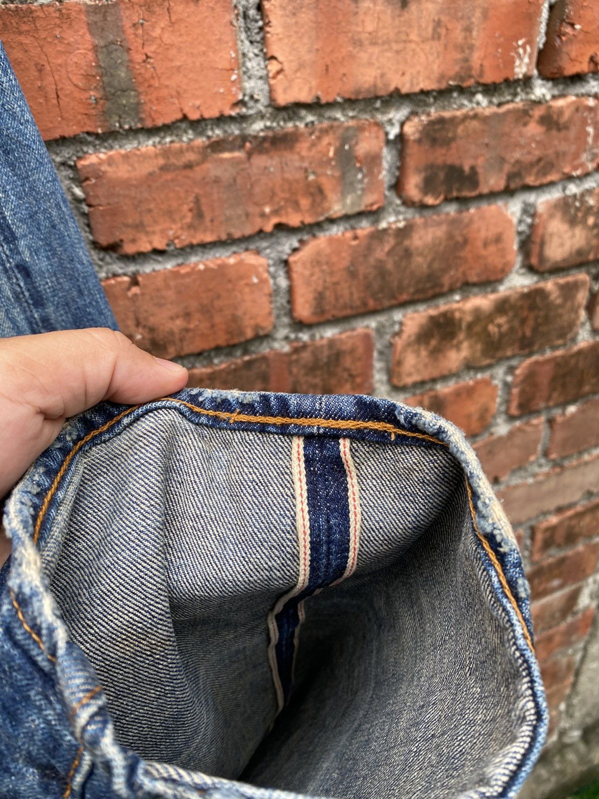 Levi's Vintage Clothing W28x36 Vintage levi's 502 redline big E denime Size 28" / US 6 / IT 42 - 5 Thumbnail