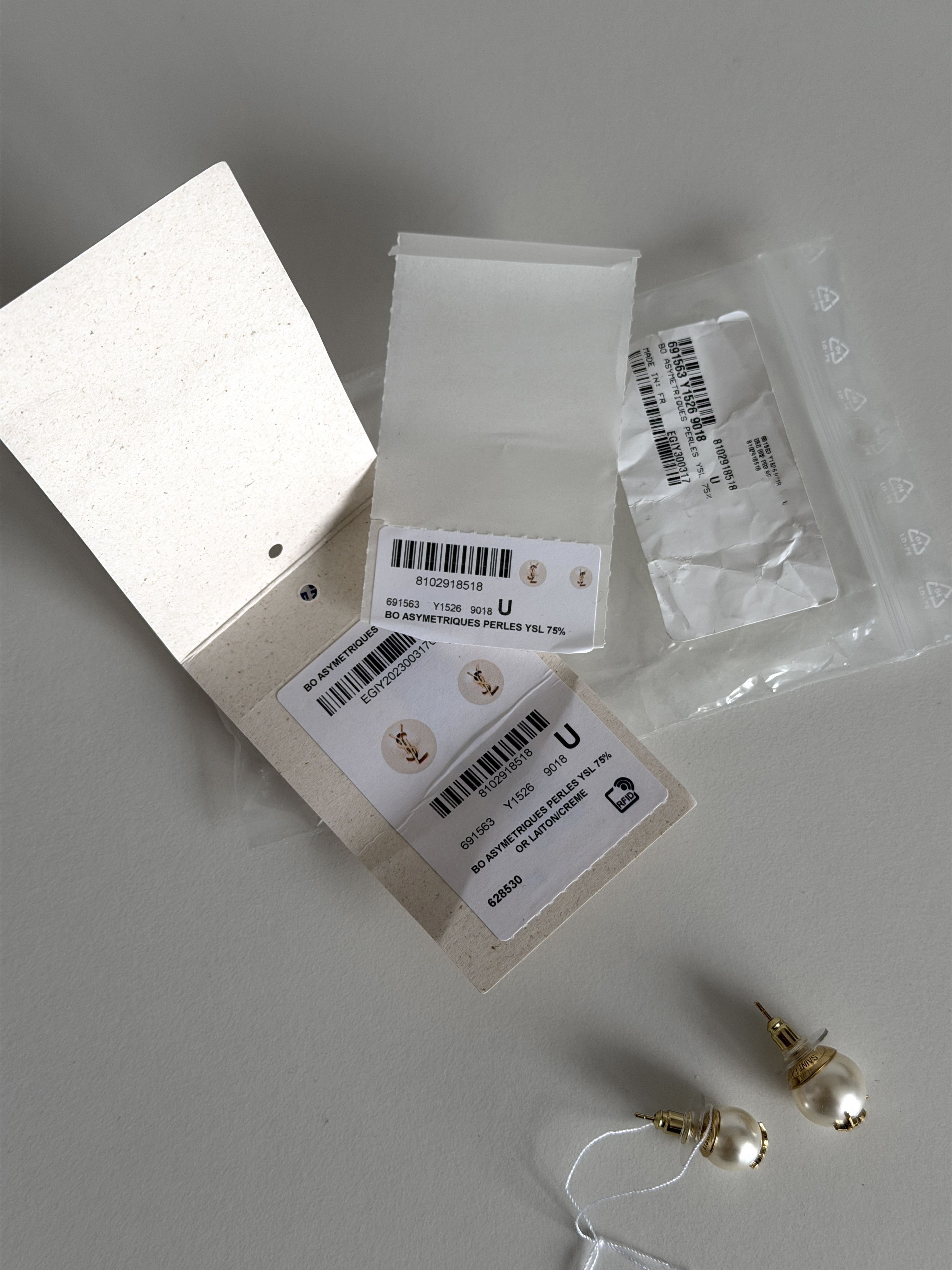 Saint Laurent Paris Saint Laurent Earrings Size ONE SIZE - 6 Thumbnail