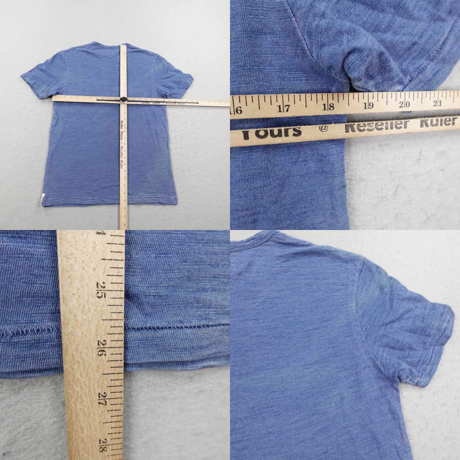 Todd Snyder VINTAGE Todd Snyder Shirt Womens Medium Blue Pocket Short Sleeve Top Crewneck Tee Size M / US 6-8 / IT 42-44 - 8 Thumbnail