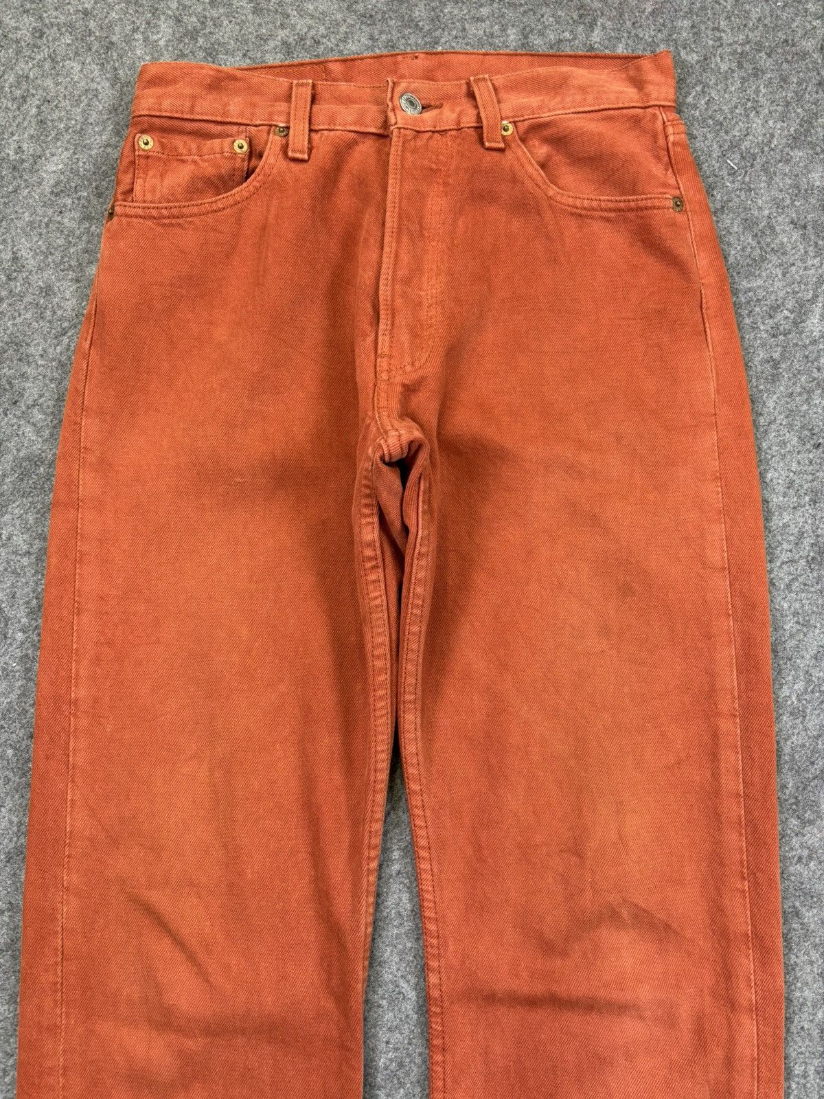 Levi's 💥Archival💥Vintage 90s Levis 501 Light Brown Denim F965 Size 28" / US 6 / IT 42 - 3 Thumbnail