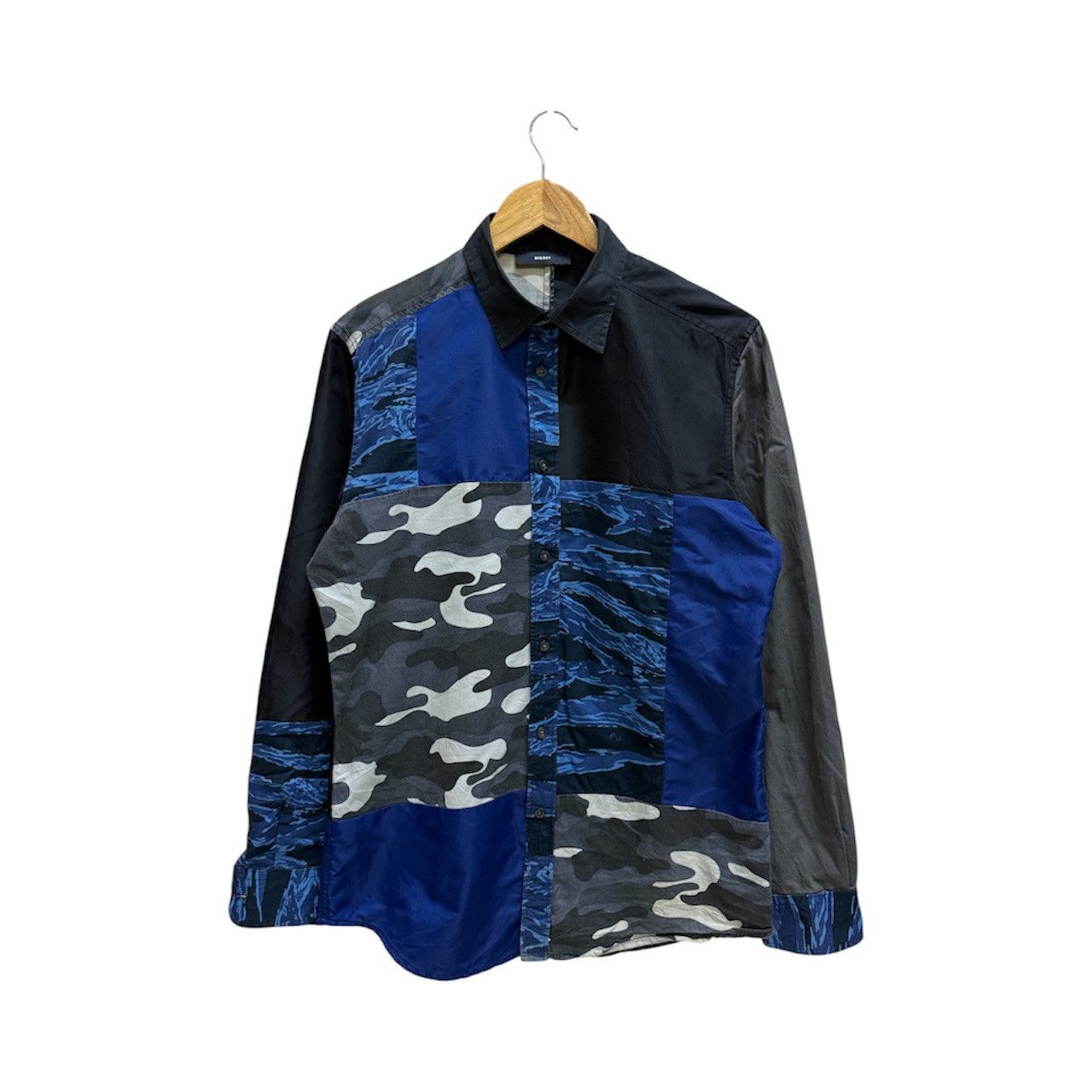 Diesel DIESEL PATCHWORK CAMO DESIGN STYLE BUTTON UP SHIRT Size US M / EU 48-50 / 2 - 1 Thumbnail