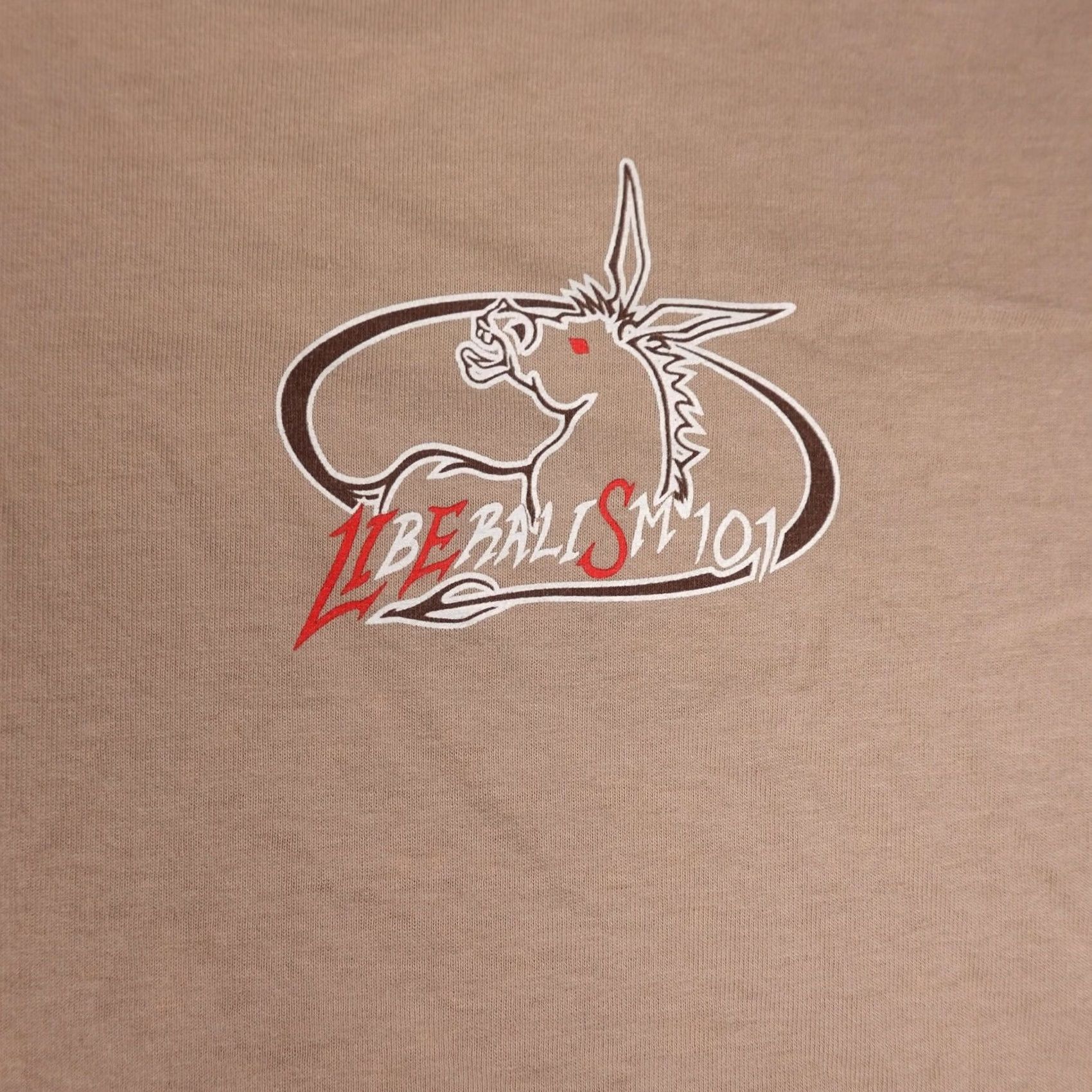 Vintage VINTAGE Bayside Conservative USA Graphic Tee Shirt Mens XL Brown Size US XL / EU 56 / 4 - 6 Thumbnail