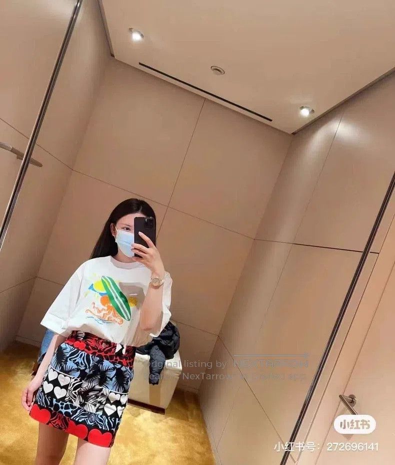 Hermes Hermes Printed white T-shirt Size US M / EU 48-50 / 2 - 7 Thumbnail