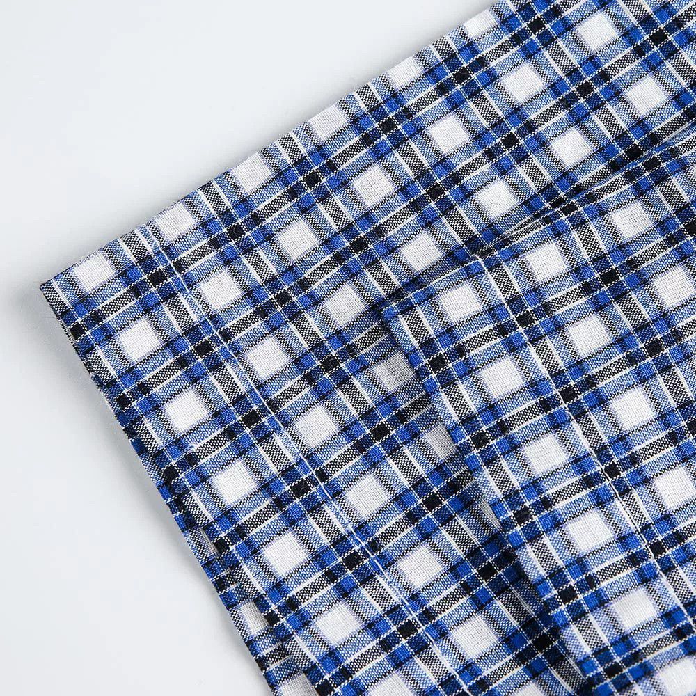 Vintage Men's Japanese workwear loose casual lapel plaid shirt Size US M / EU 48-50 / 2 - 5 Thumbnail
