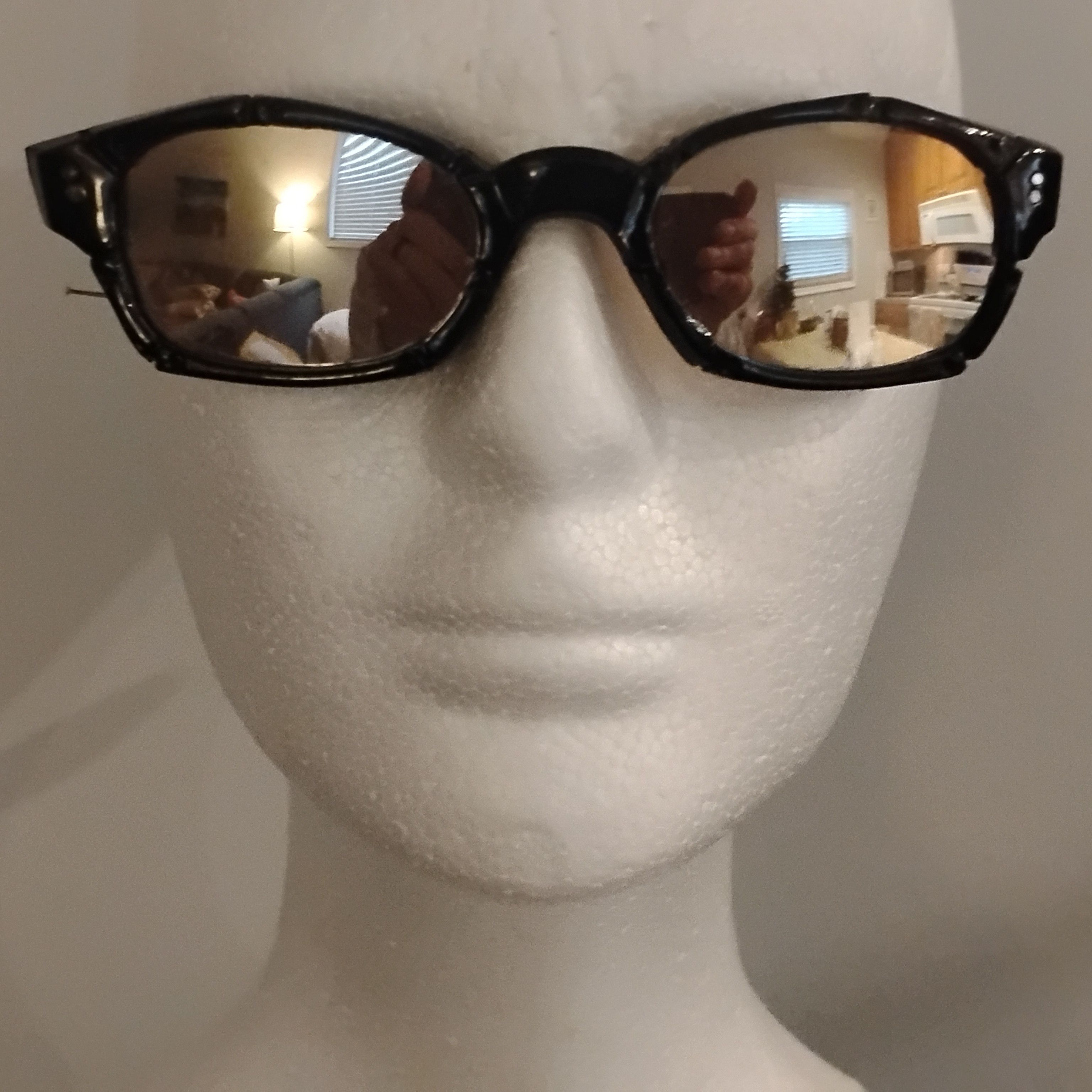 Vintage Rare Vintage 60s MOD TIKI HAWAIIANA Mirrored Sunglasses Size ONE SIZE - 1 Thumbnail