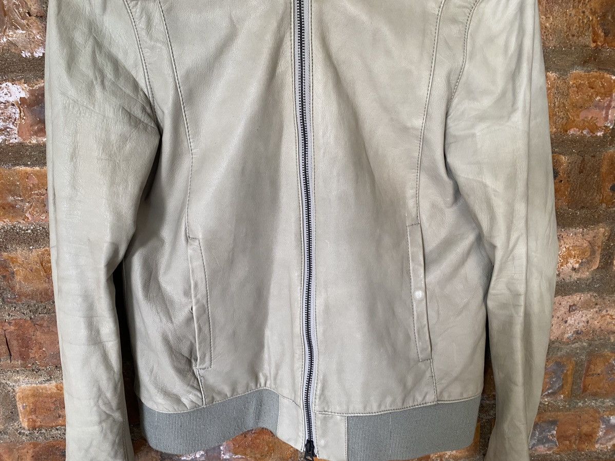 Isamu Katayama Backlash 2000s Shama Leather Paneled Rider Jacket Size M / US 6-8 / IT 42-44 - 4 Thumbnail