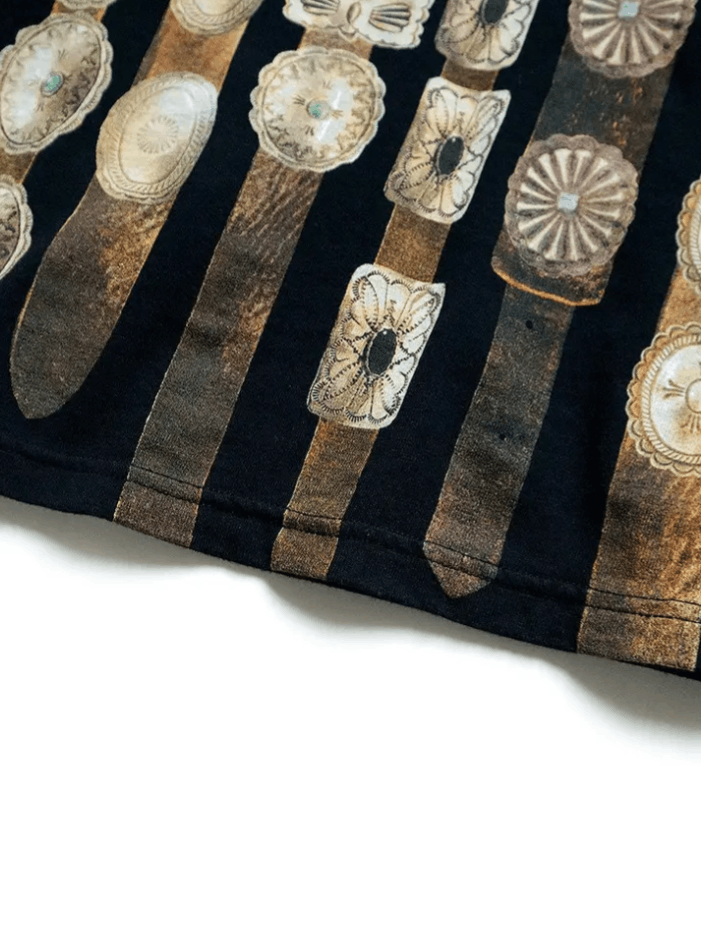 Kapital 20/- Jersey Crew T (Curtain Concho pt) Size US XL / EU 56 / 4 - 5 Thumbnail