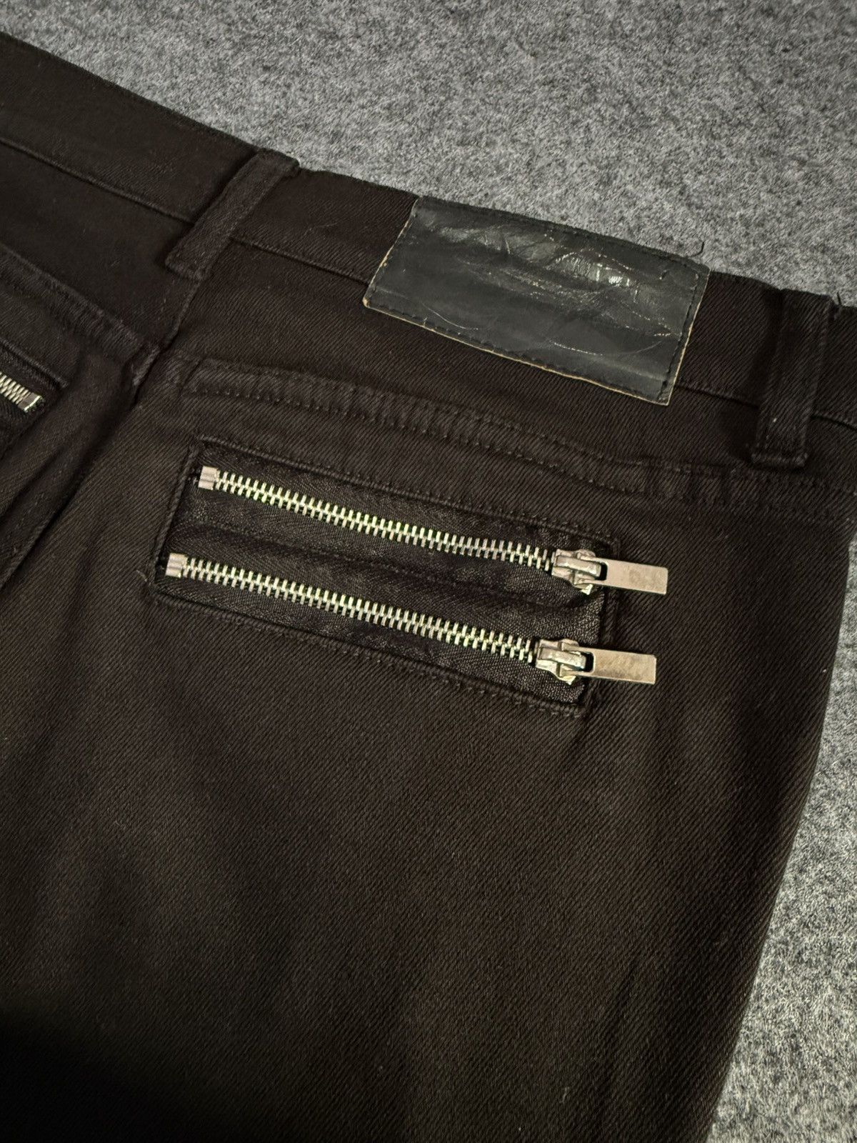 CIVARIZE × Cheap Monday × LOWBOX Cheap Monday Rebel Punk Bondage Skinny Cargo Stacked Jeans Size US 30 / EU 46 - 16 Thumbnail