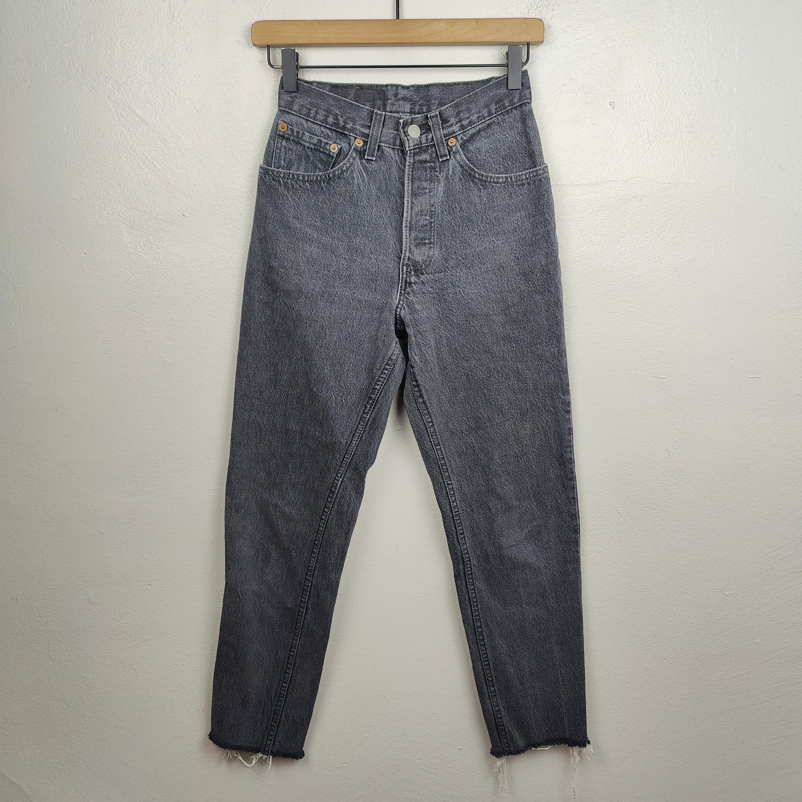 Levi's Vintage Levi's 501 Jeans Womens 24 Button Fly Tapered Size 24" / US 00 / IT 34 - 1 Thumbnail