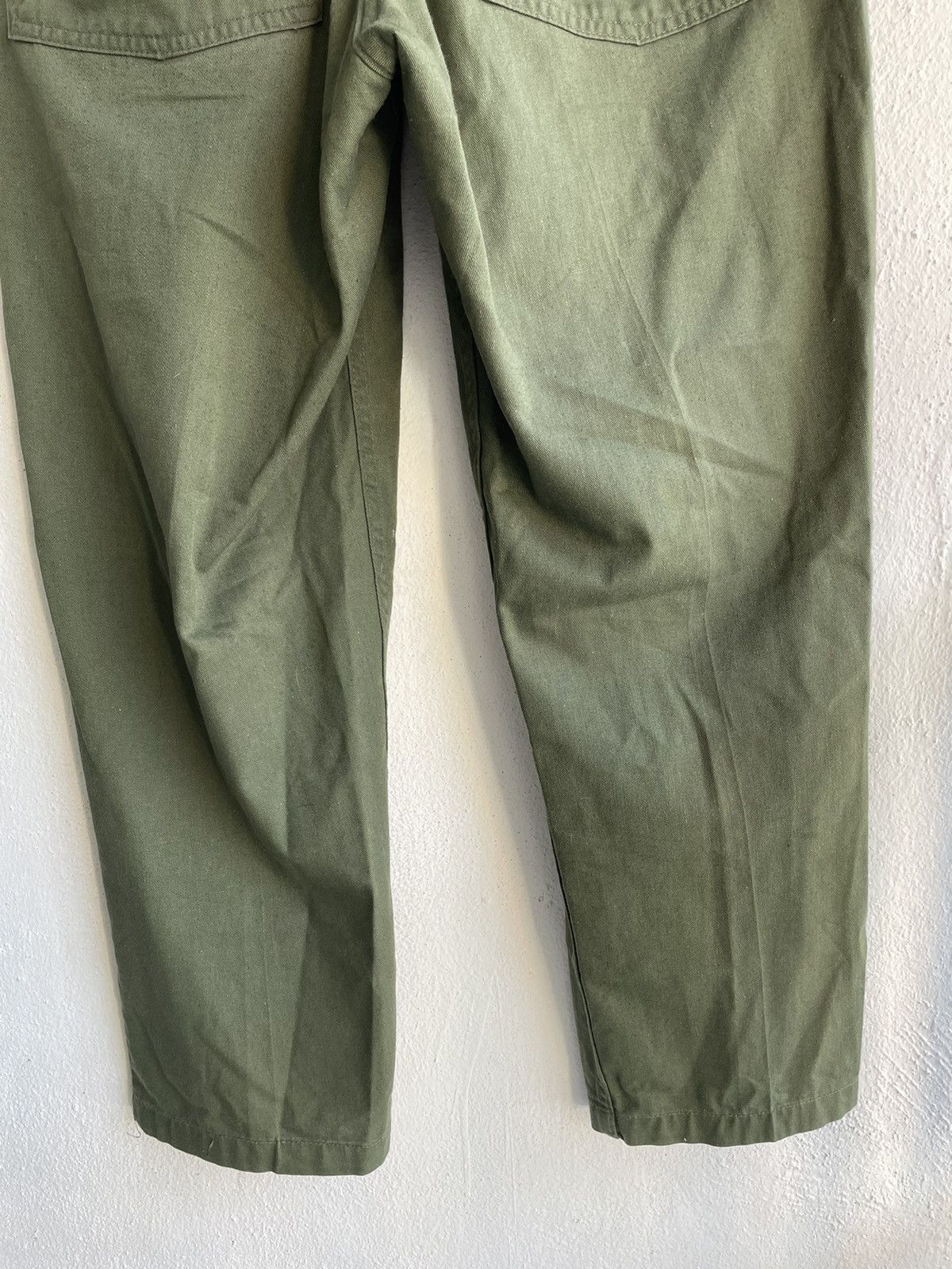 Orslow RIP🔥70s 0G 507 Vietnam Fatigue Trousers Pants Green 30X27 Size US 29 - 7 Thumbnail