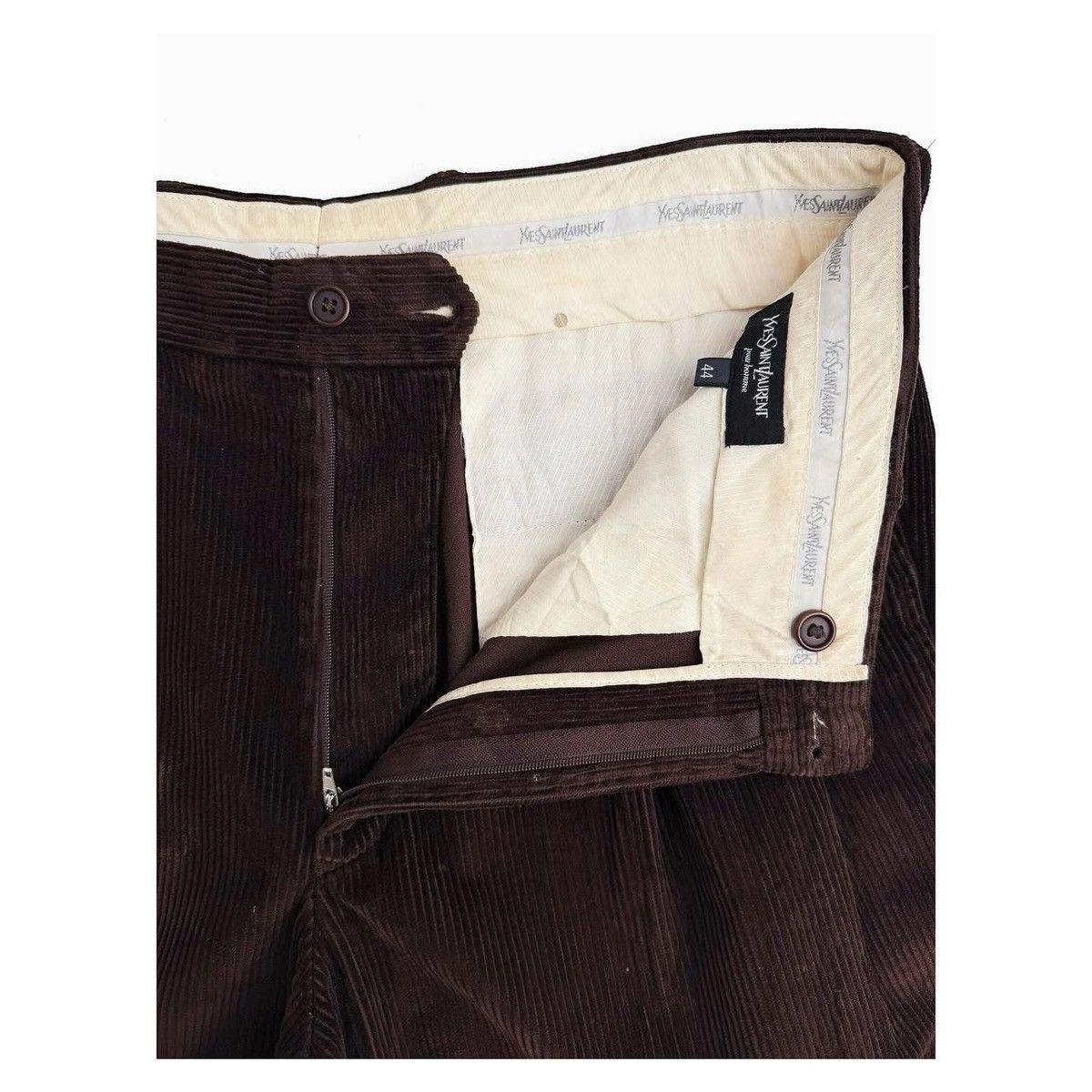 Yves Saint Laurent YSL Corduroy Pants Size US 34 / EU 50 - 5 Thumbnail