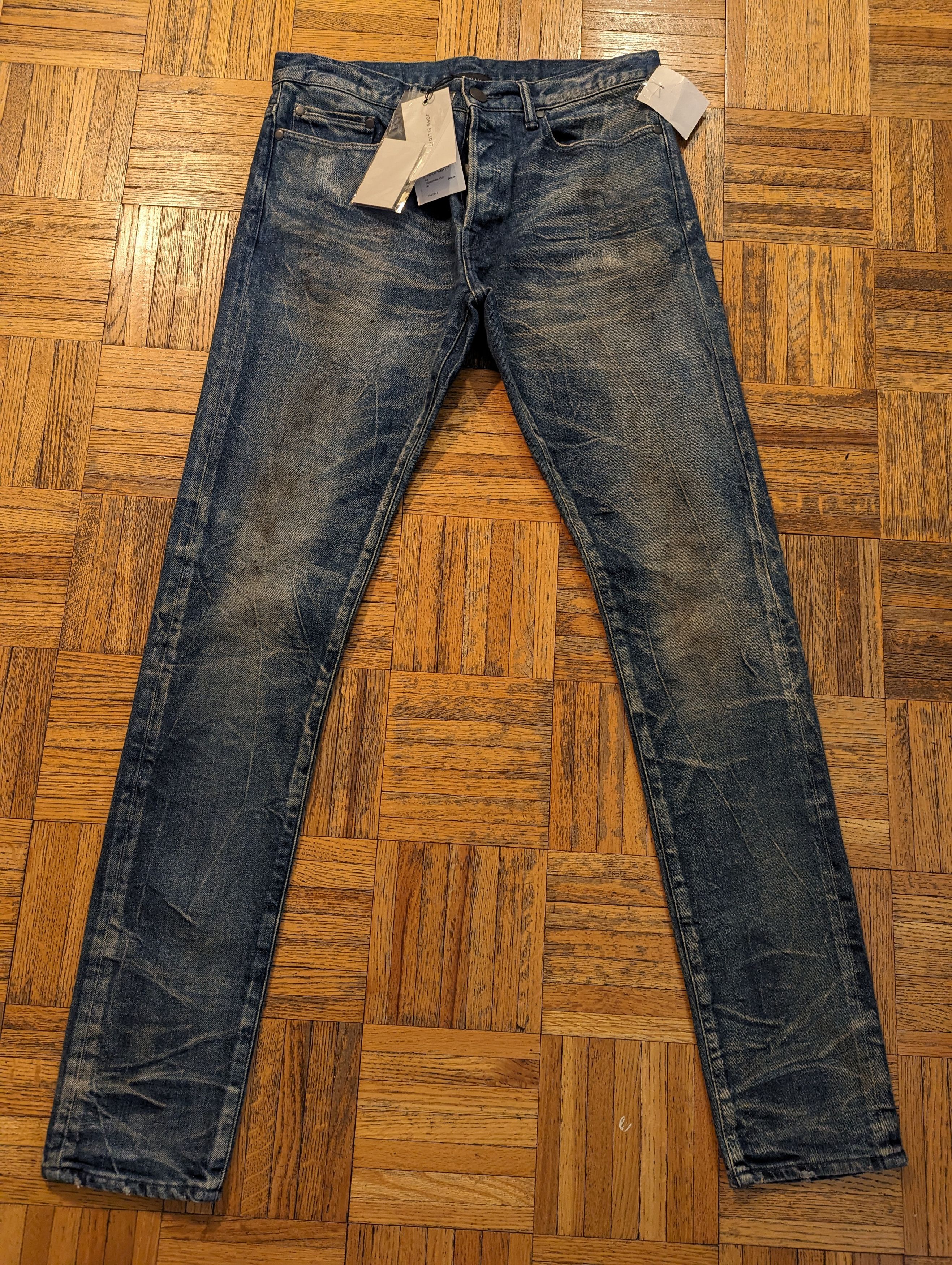 image of John Elliott The Cast 2 Sur Jeans, New With Tags in Blue, Men's (Size 30)