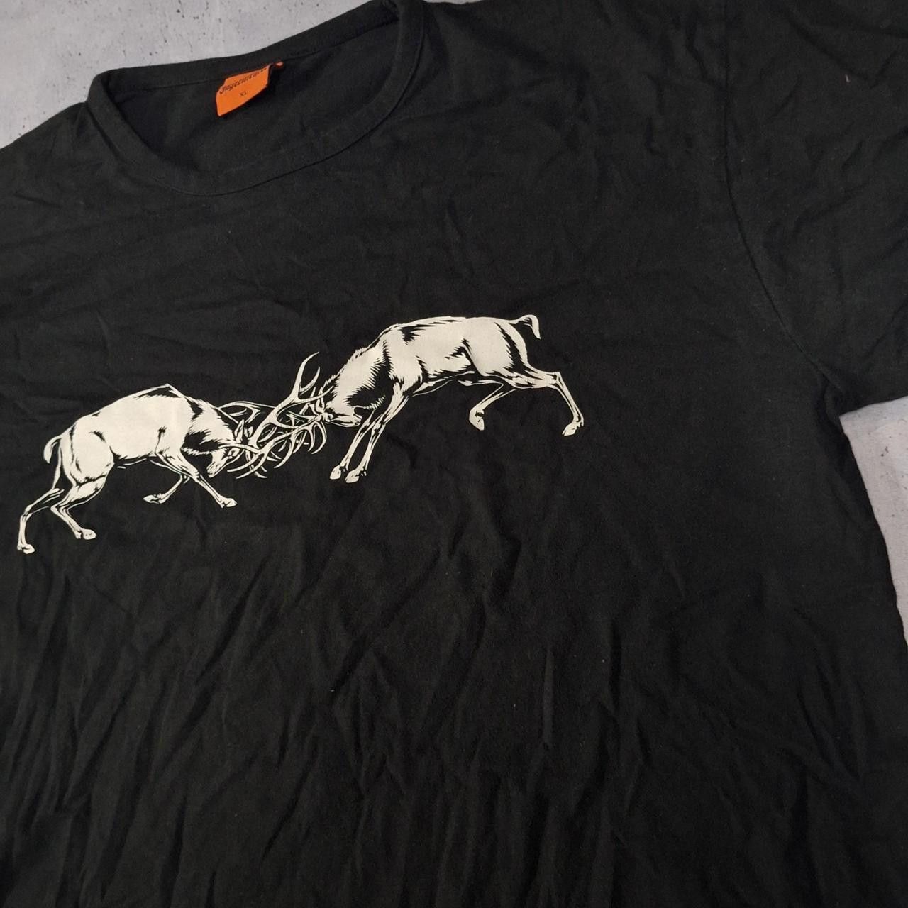 Other Black and white graphic tee with deer design #grunge Size US XL / EU 56 / 4 - 3 Thumbnail