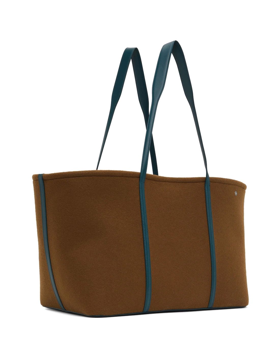 Loro Piana LORO PIANA Carry Everything brown felt cashmere tote bag Size ONE SIZE - 1 Thumbnail