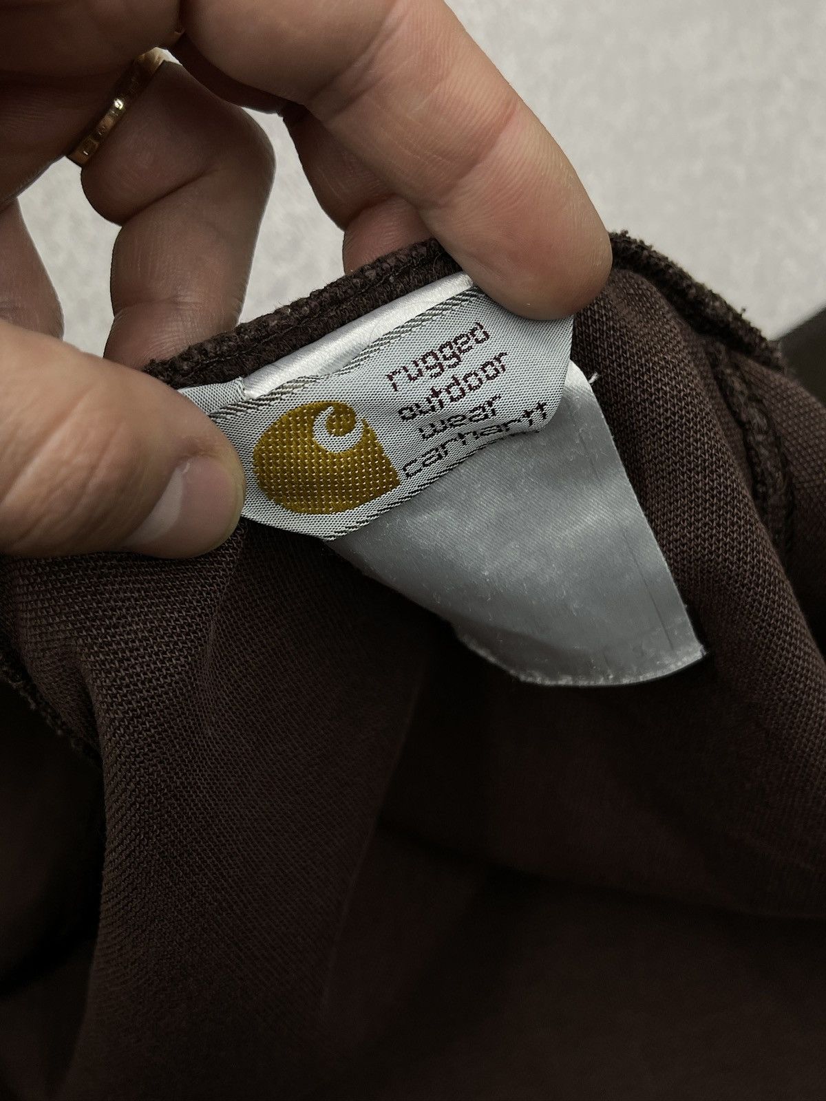 Carhartt Vintage Carhartt Brown Track Jacket Y2K Size US S / EU 44-46 / 1 - 7 Thumbnail