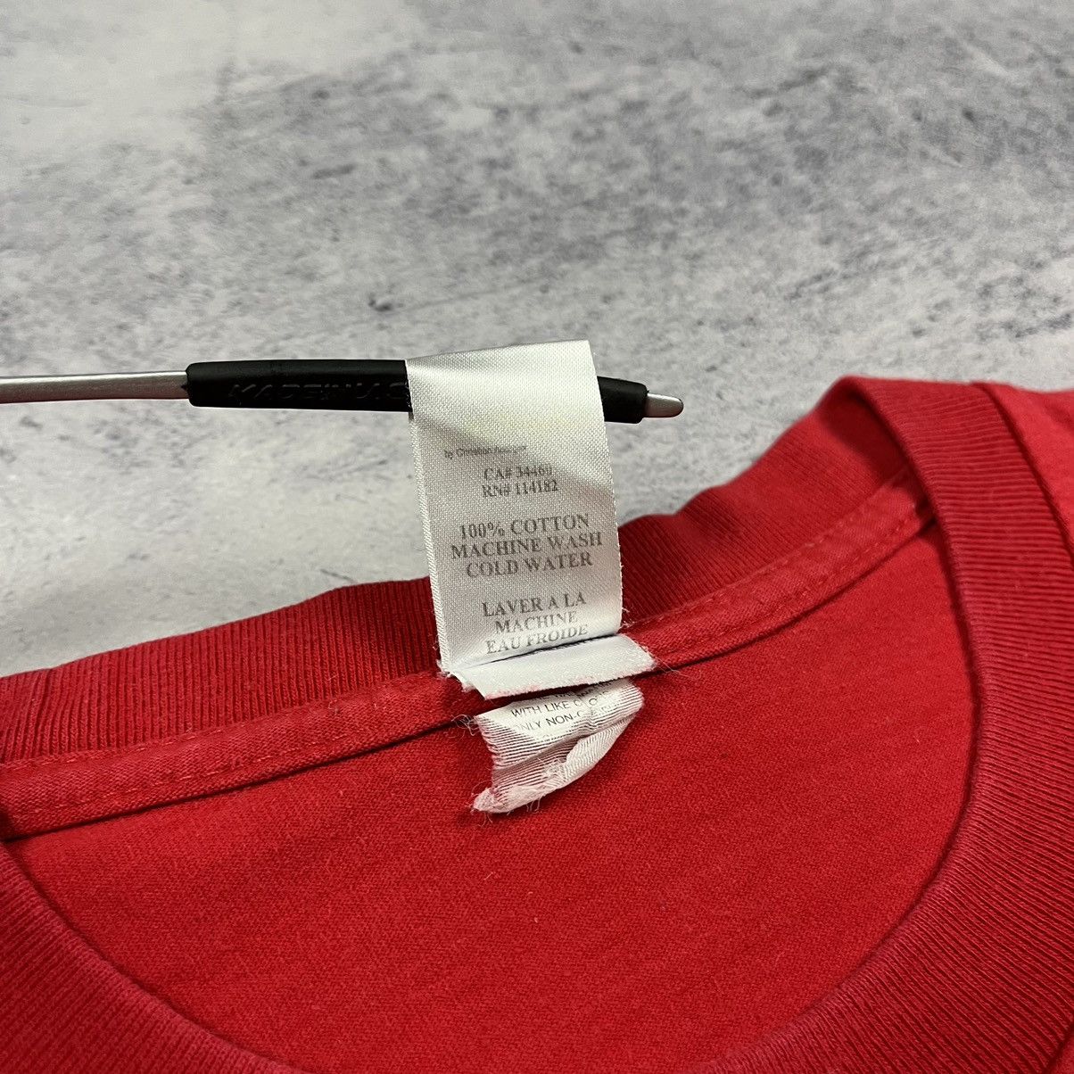 Vintage Ed Hardy bulldog y2k big logo tee 90's