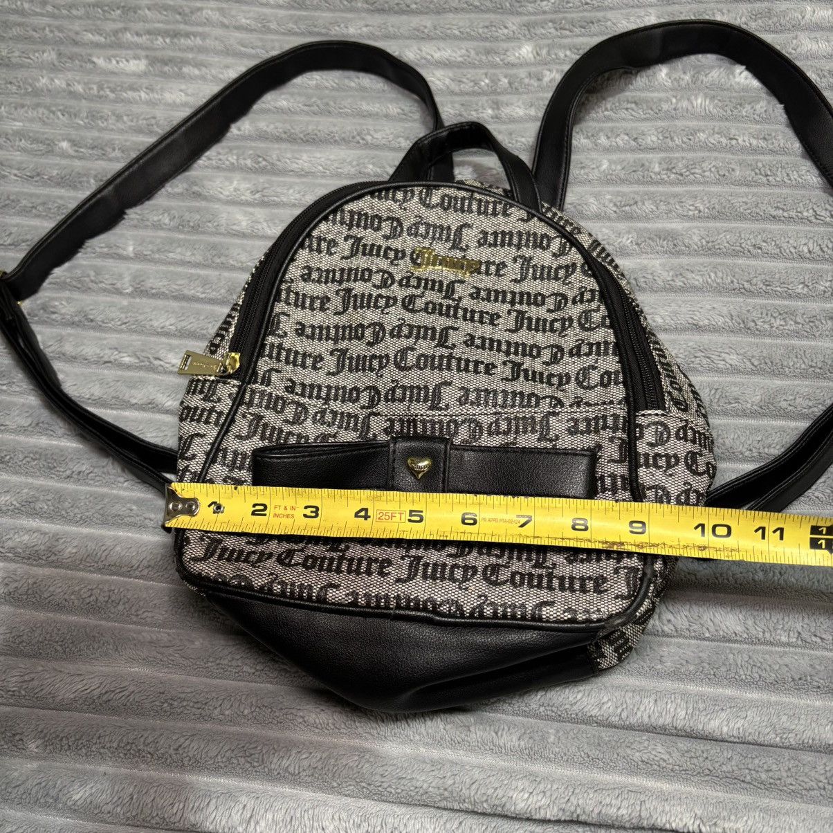 Juicy Couture Juicy Couture mini backpack black status gothic stripe Size ONE SIZE - 4 Thumbnail