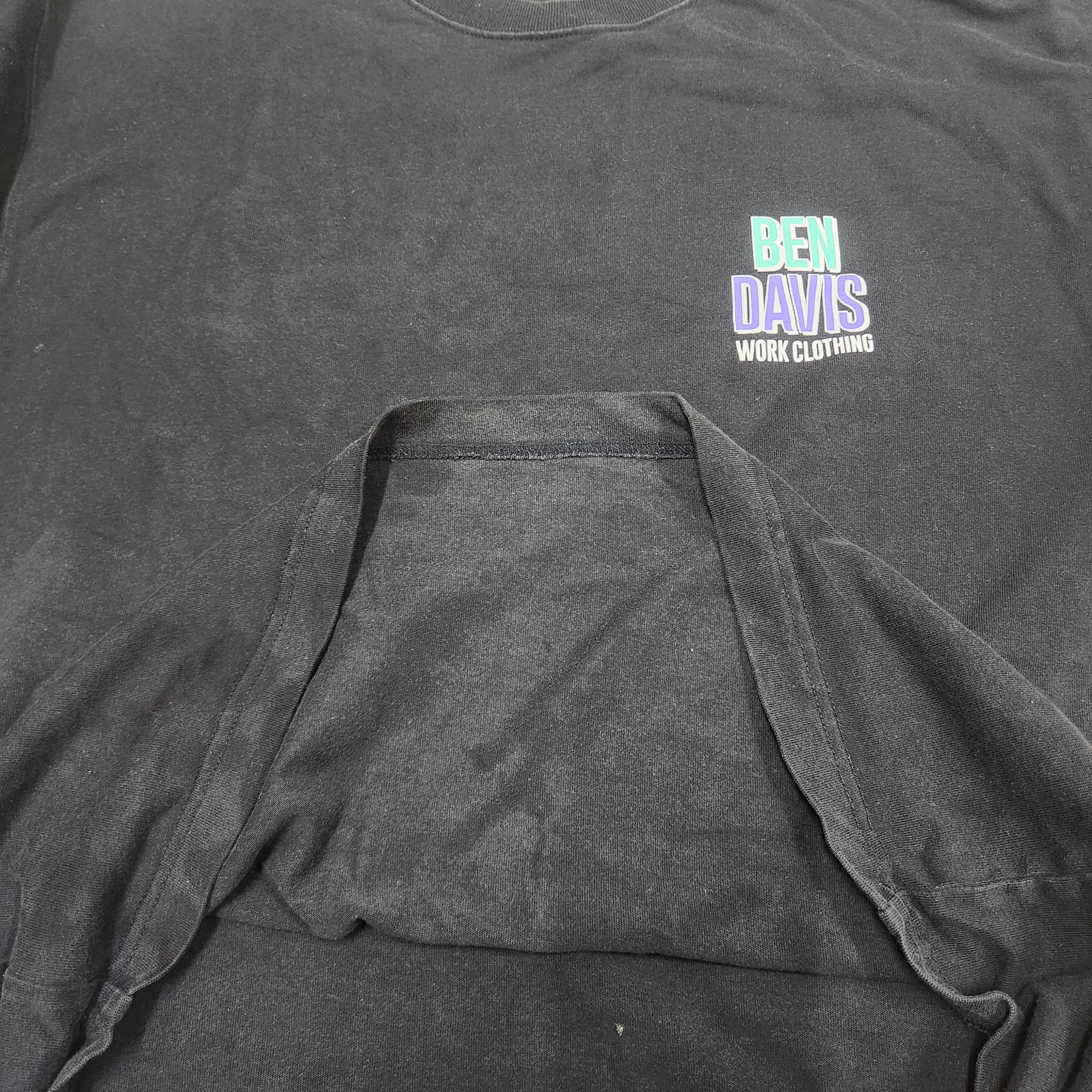 Ben Davis Vintage Y2K Ben Davies Big Logo TShirt Size US L / EU 52-54 / 3 - 12 Thumbnail