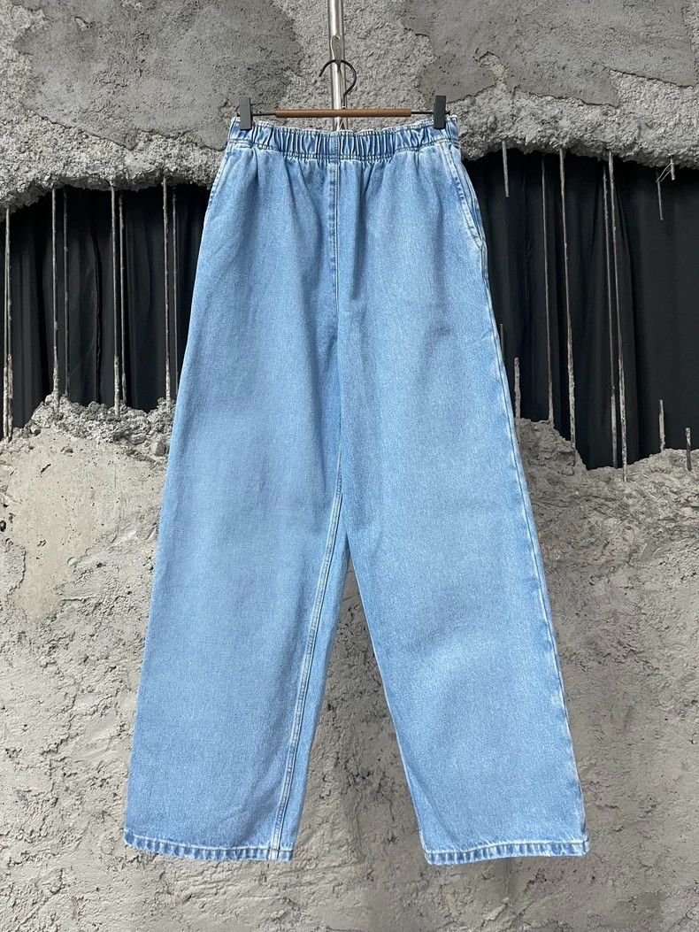 Prada Prada Sise 25 Metal triangle elastic jeans size 25 2502-Ne Size US 26 / EU 42 - 1 Thumbnail