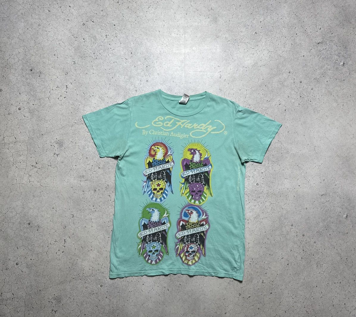 Ed Hardy Ed Hardy by Christian Audigier Big Logo T-Shirt Size M Size US M / EU 48-50 / 2 - 1 Thumbnail