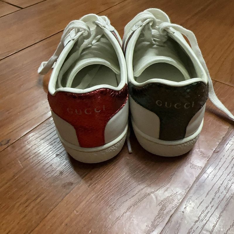 Other Gucci ACE Leather Embroidered Fashion Sneakers - Size US 5 / IT 35 - 3 Thumbnail