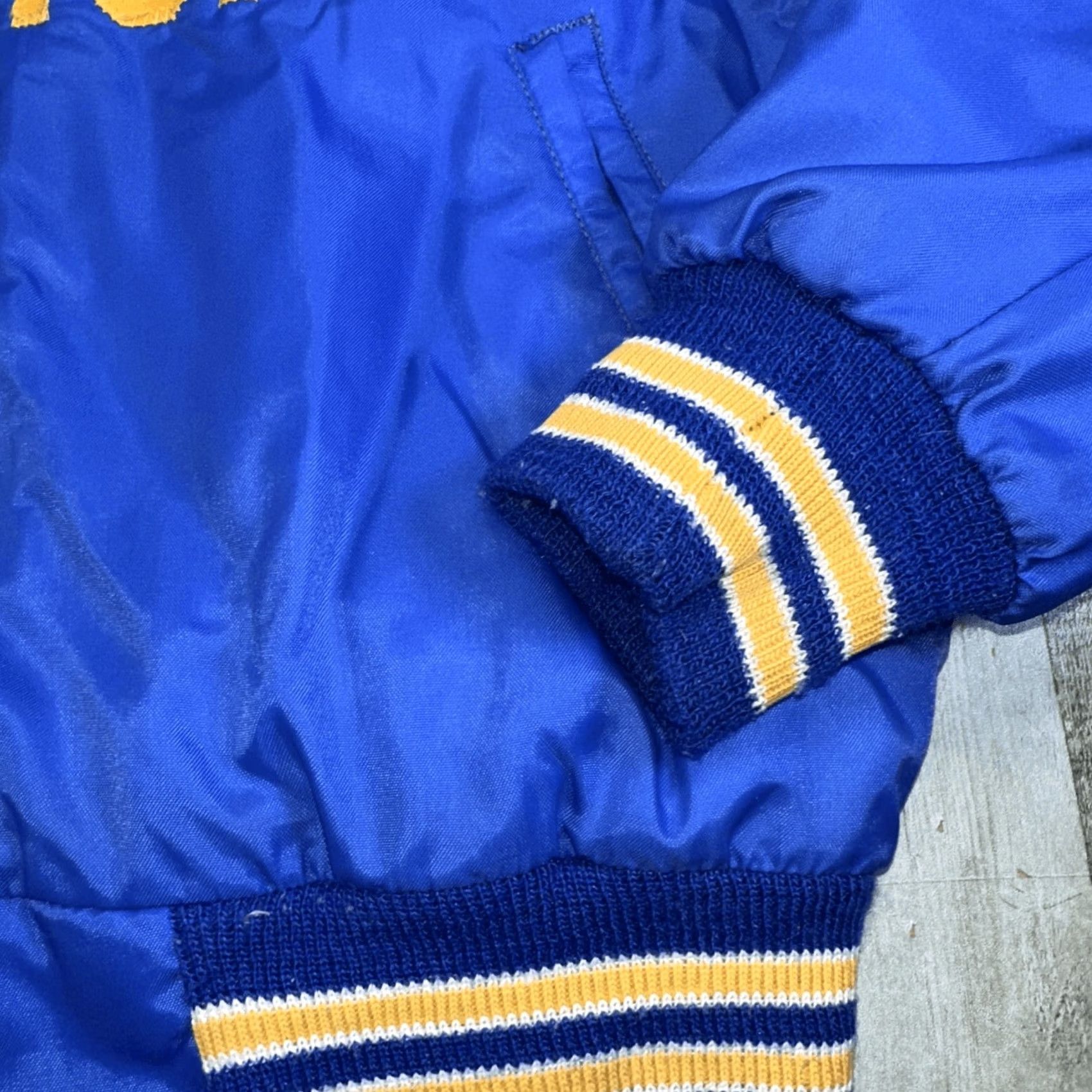 Vintage VINTAGE Westwind Baseball Jacket Men's Blue 1970S Bomber L Blue Raiders Size US L / EU 52-54 / 3 - 5 Thumbnail