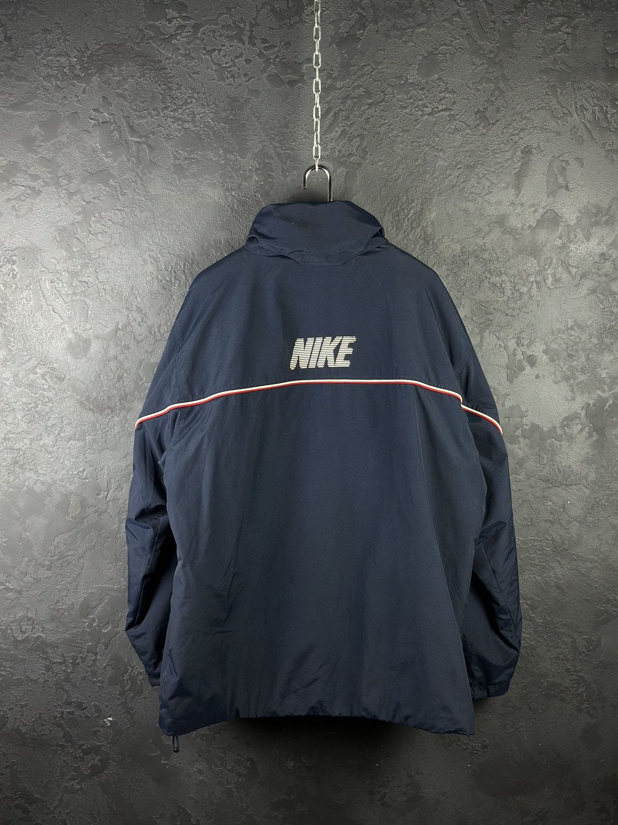Nike × Vintage Vintage Nike Down Jacket Big Logo Swoosh Size US XL / EU 56 / 4 - 5 Thumbnail