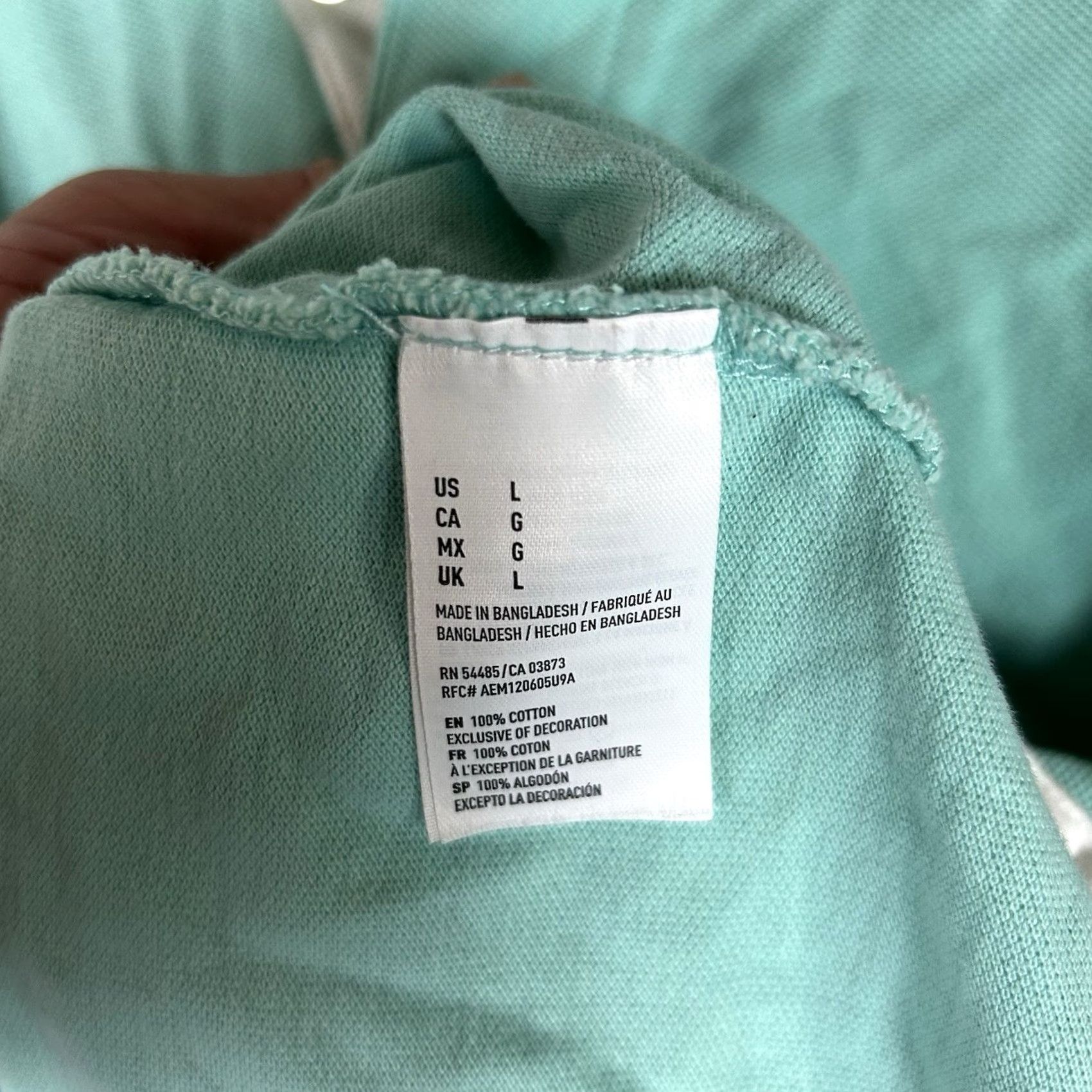American Eagle Outfitters American Eagle Polo Shirt Men L 100% Cotton Green Teal Classic Embroidered Logo Crowned by AEO Size US L / EU 52-54 / 3 - 4 Thumbnail