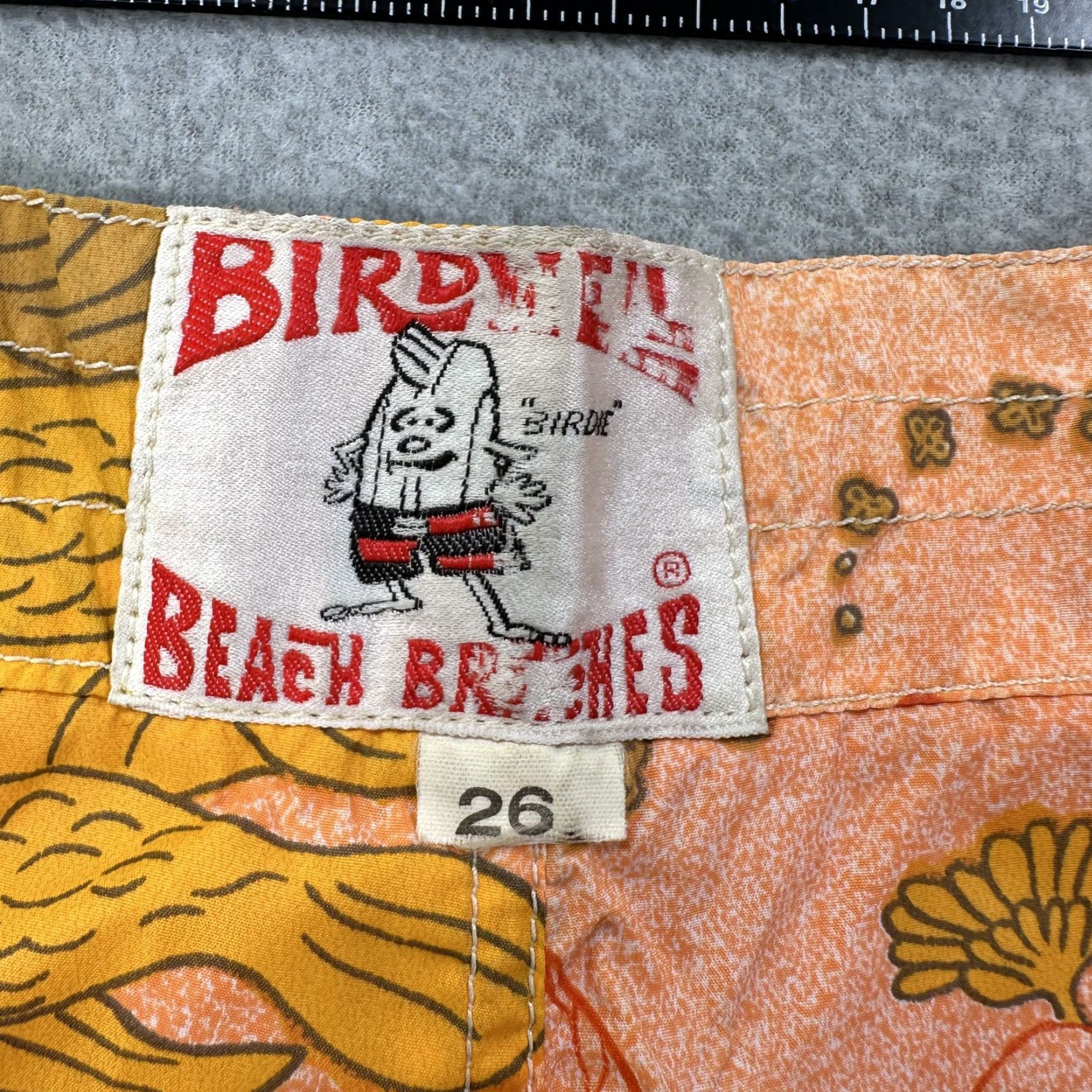 Vintage VINTAGE Birdwell Beach Britches Shorts Mens 28 Orange Floral Surf 70s Board Short Nautical Retro Beach Mens Size US 28 / EU 44 - 4 Thumbnail